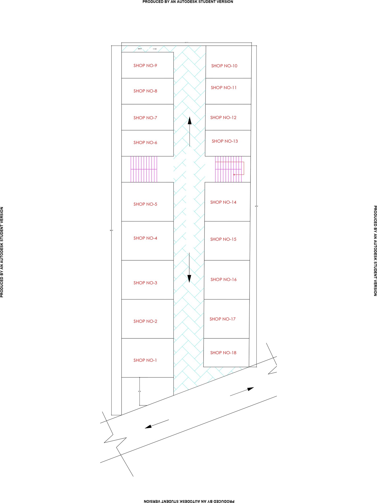 100x284 commercial building plans