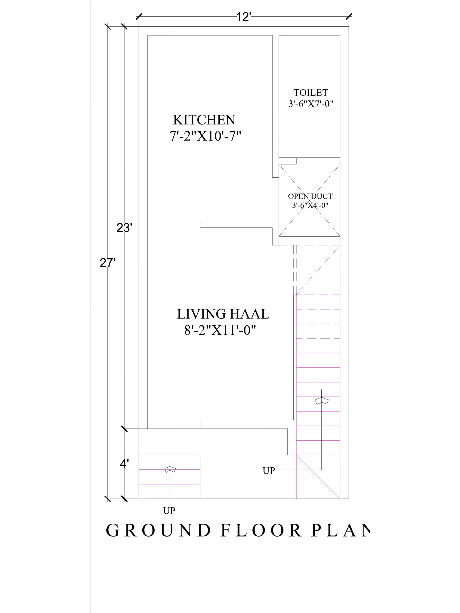 12x27 simple home design