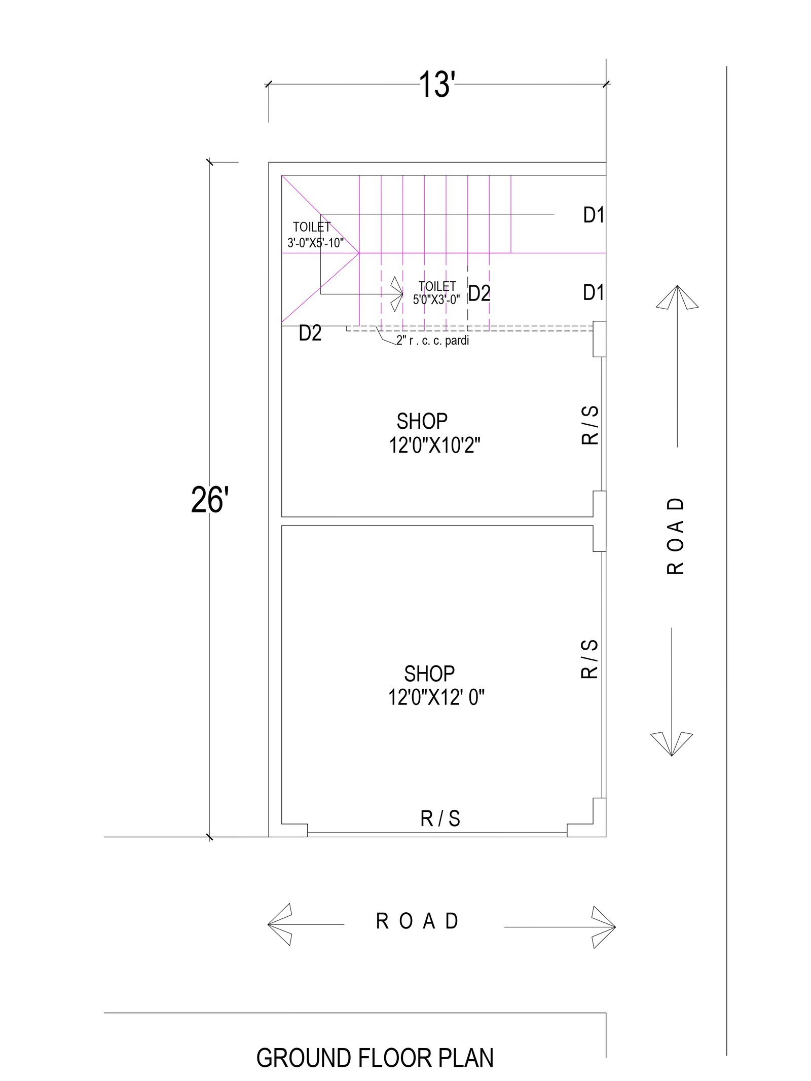 13x26 shop home plans