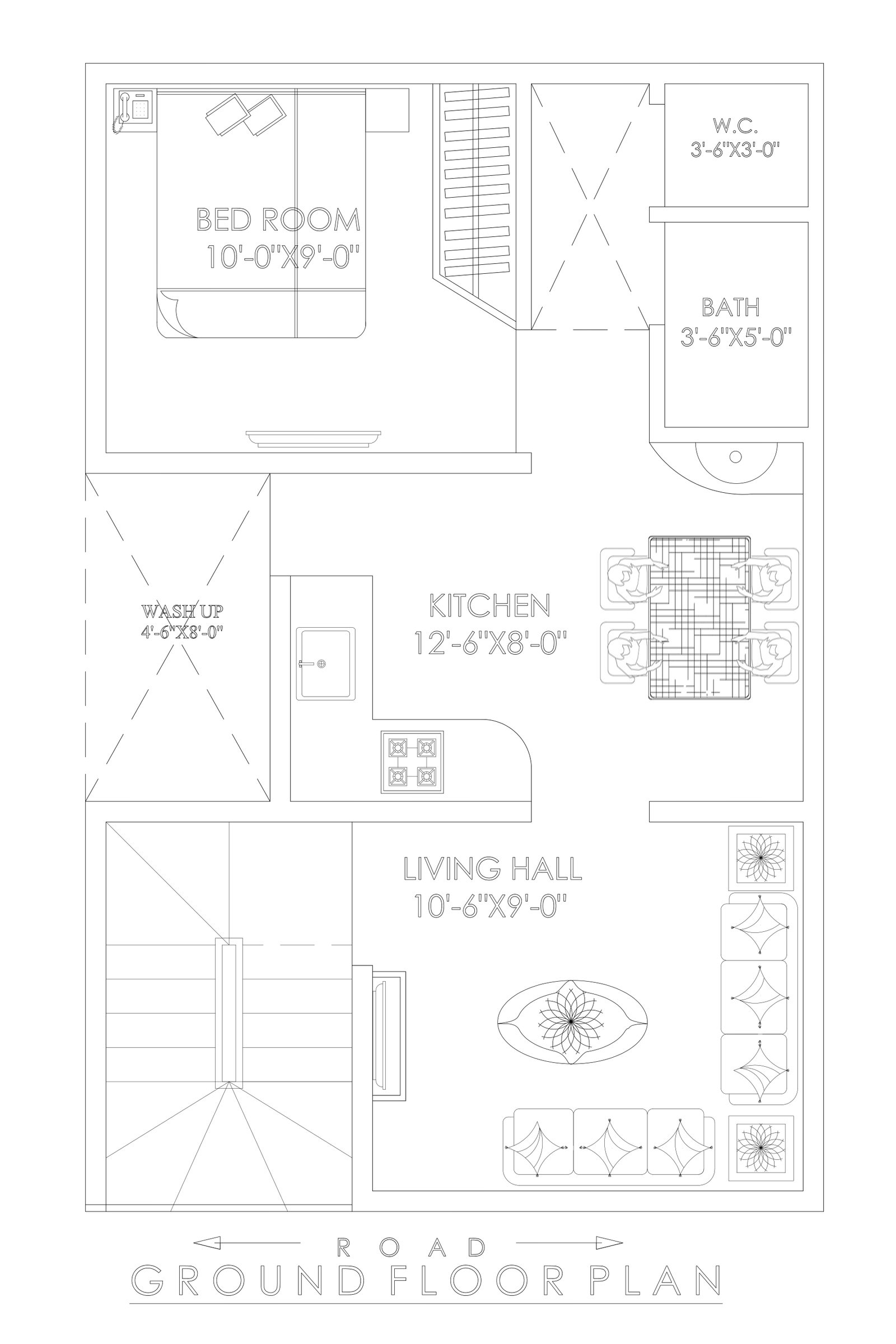 15x28 small home plan