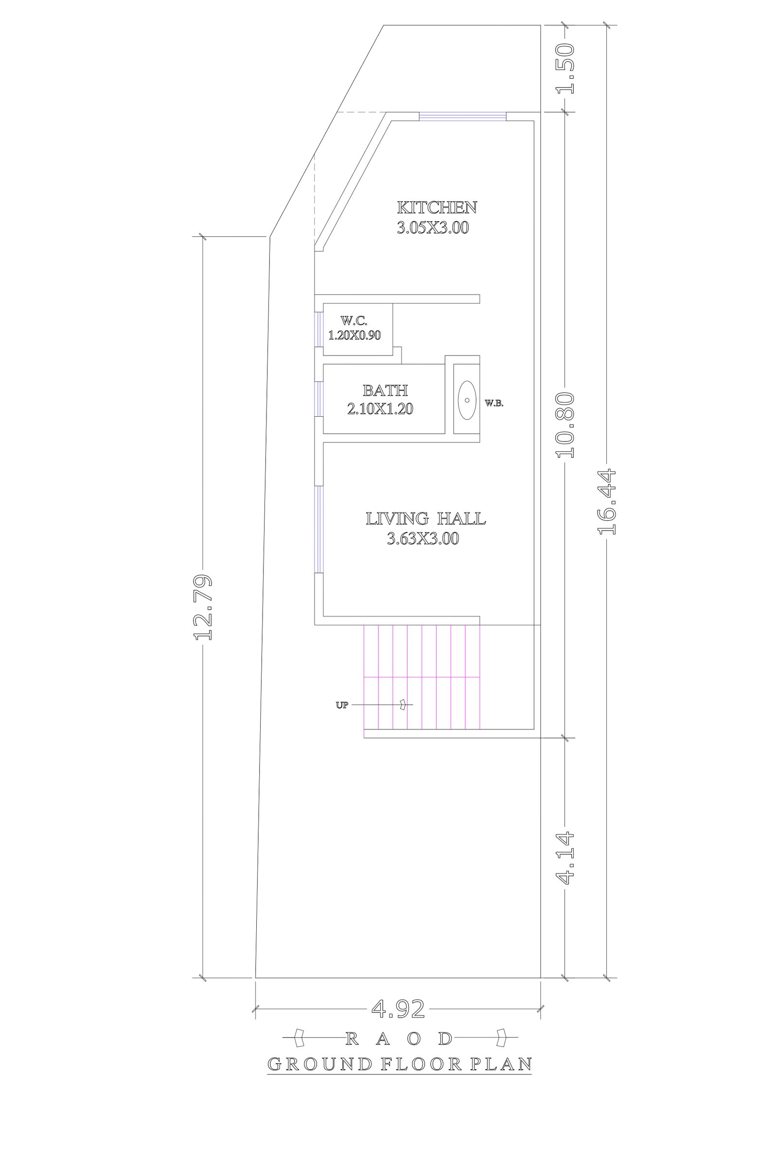 15x35 600 square feet house