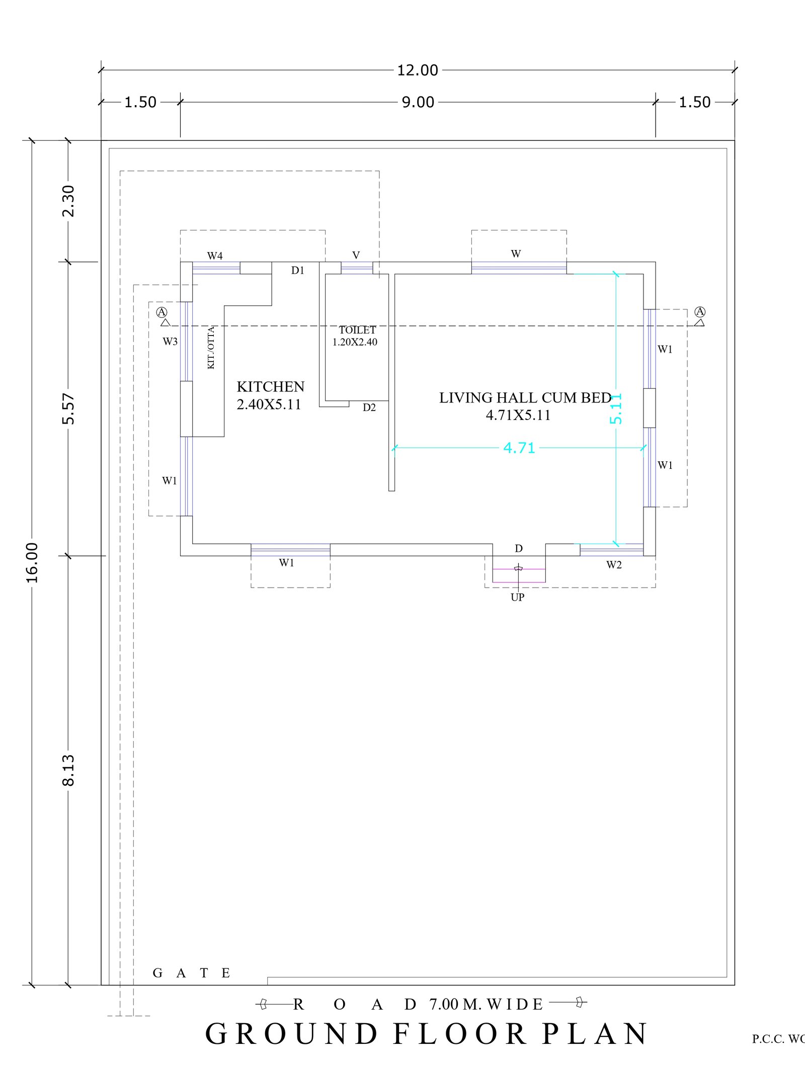 17x30 house interior design