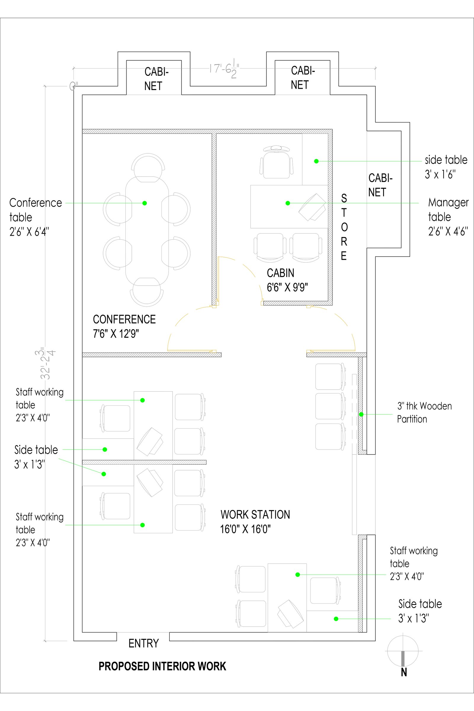 17x33 commercial building plans
