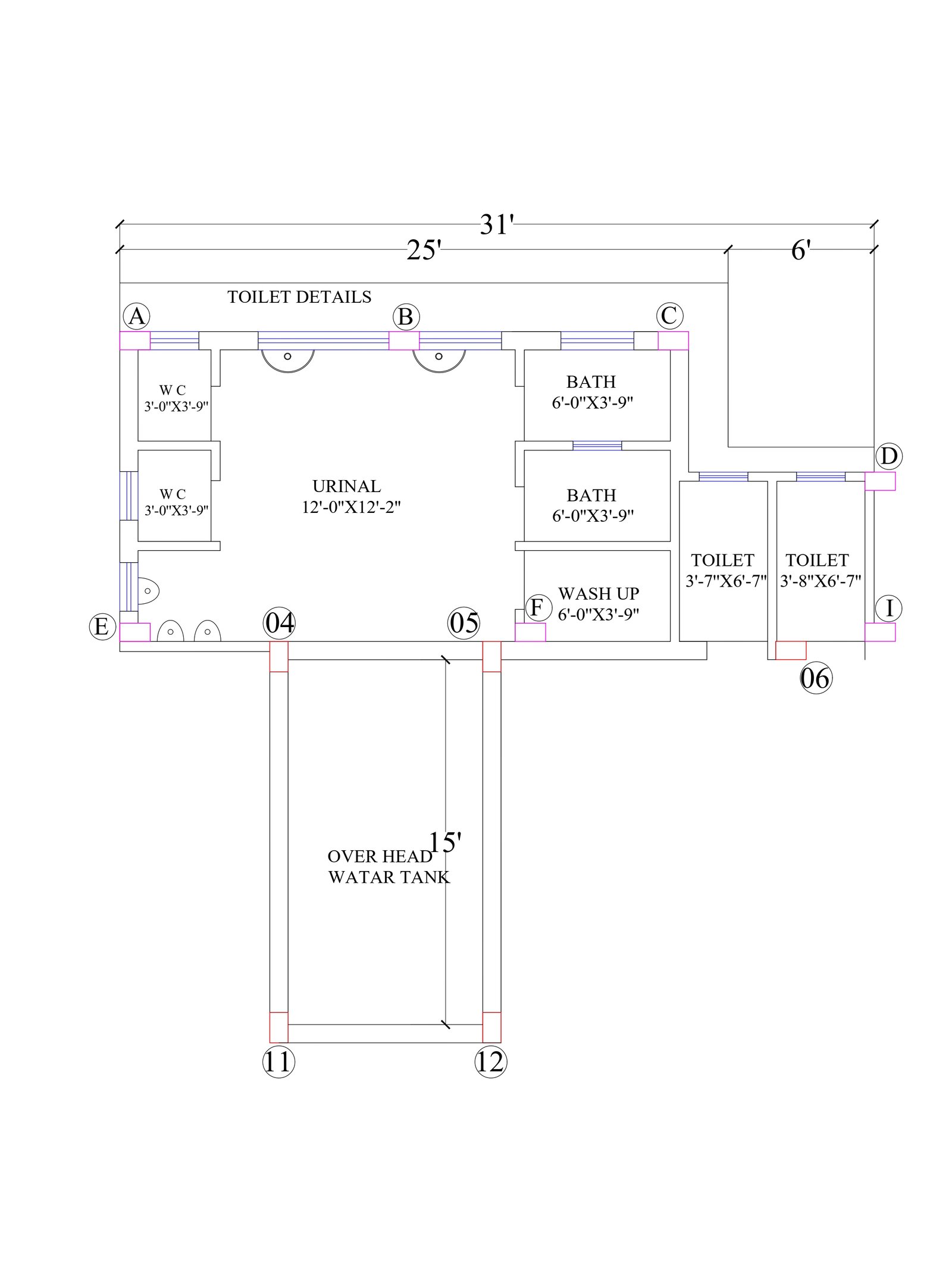 18x31 500 square feet house
