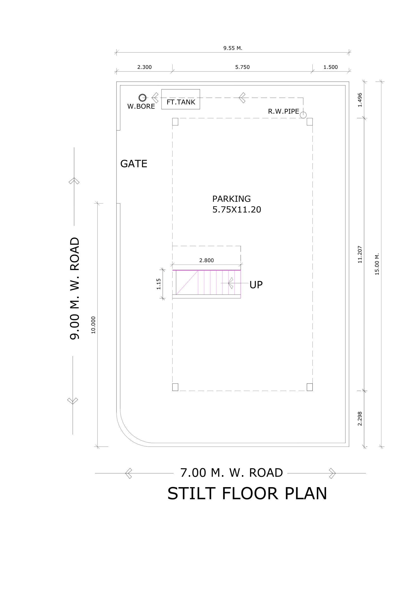 18x35 600 square feet house
