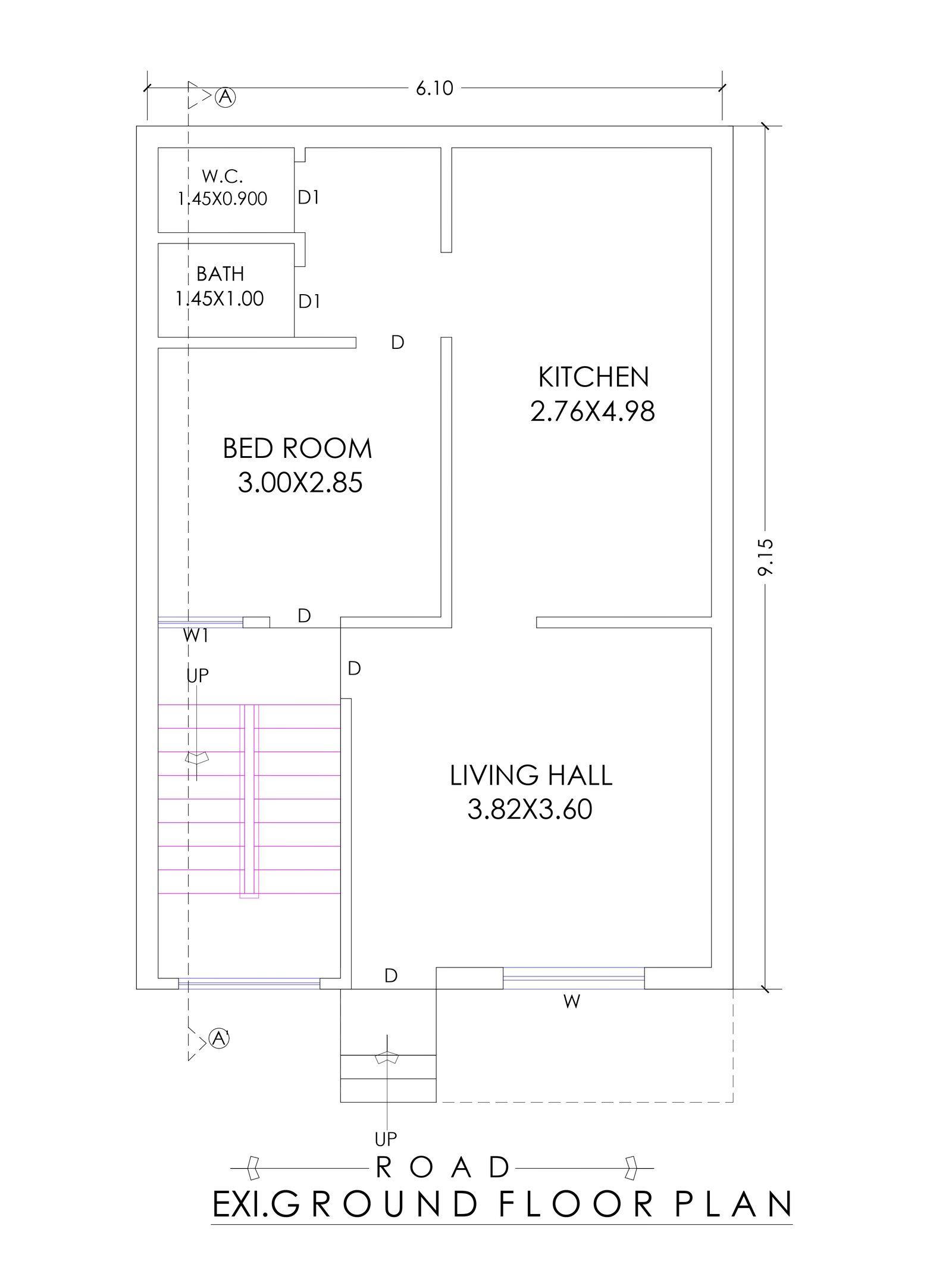 20x30 600 square feet house