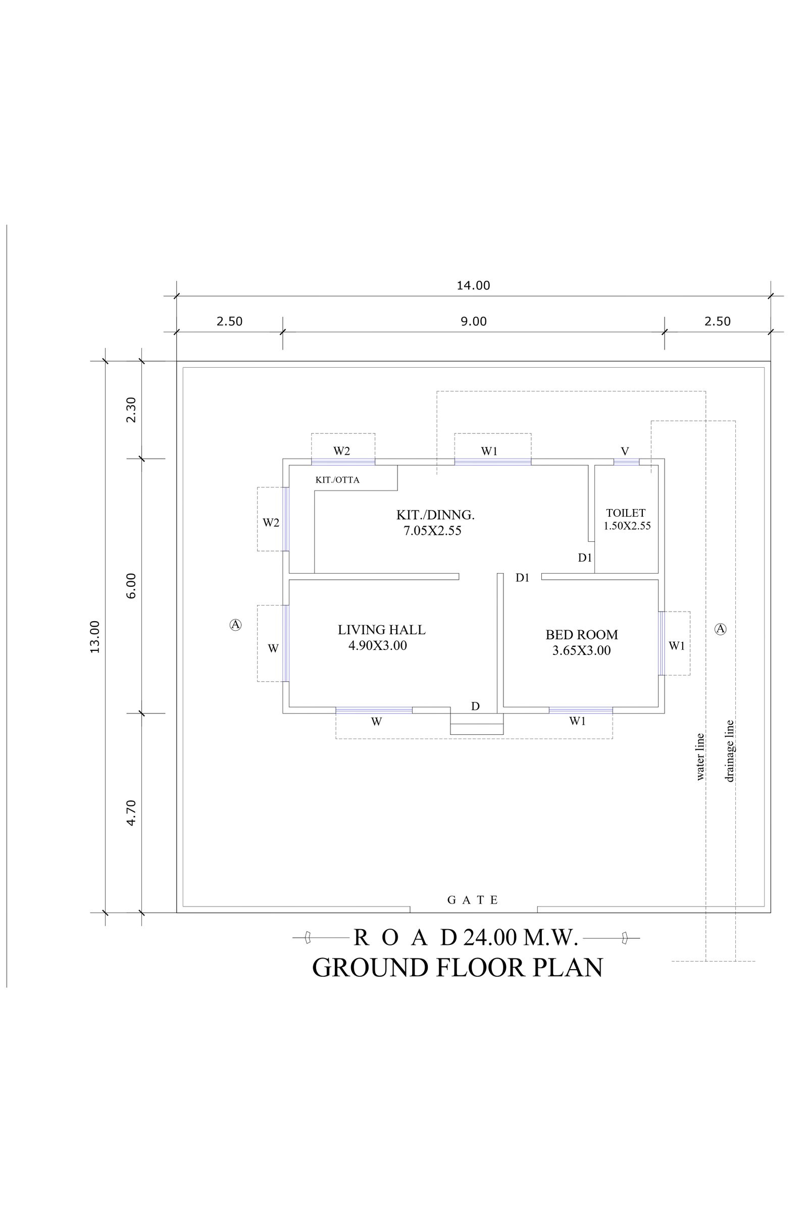 20x30 600 square feet house