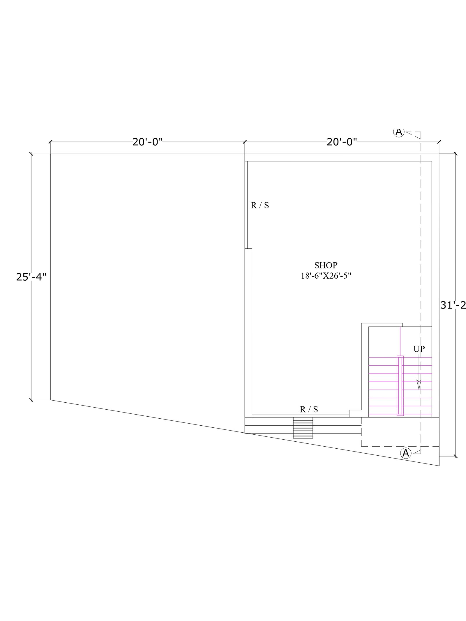 20x31 shop plans