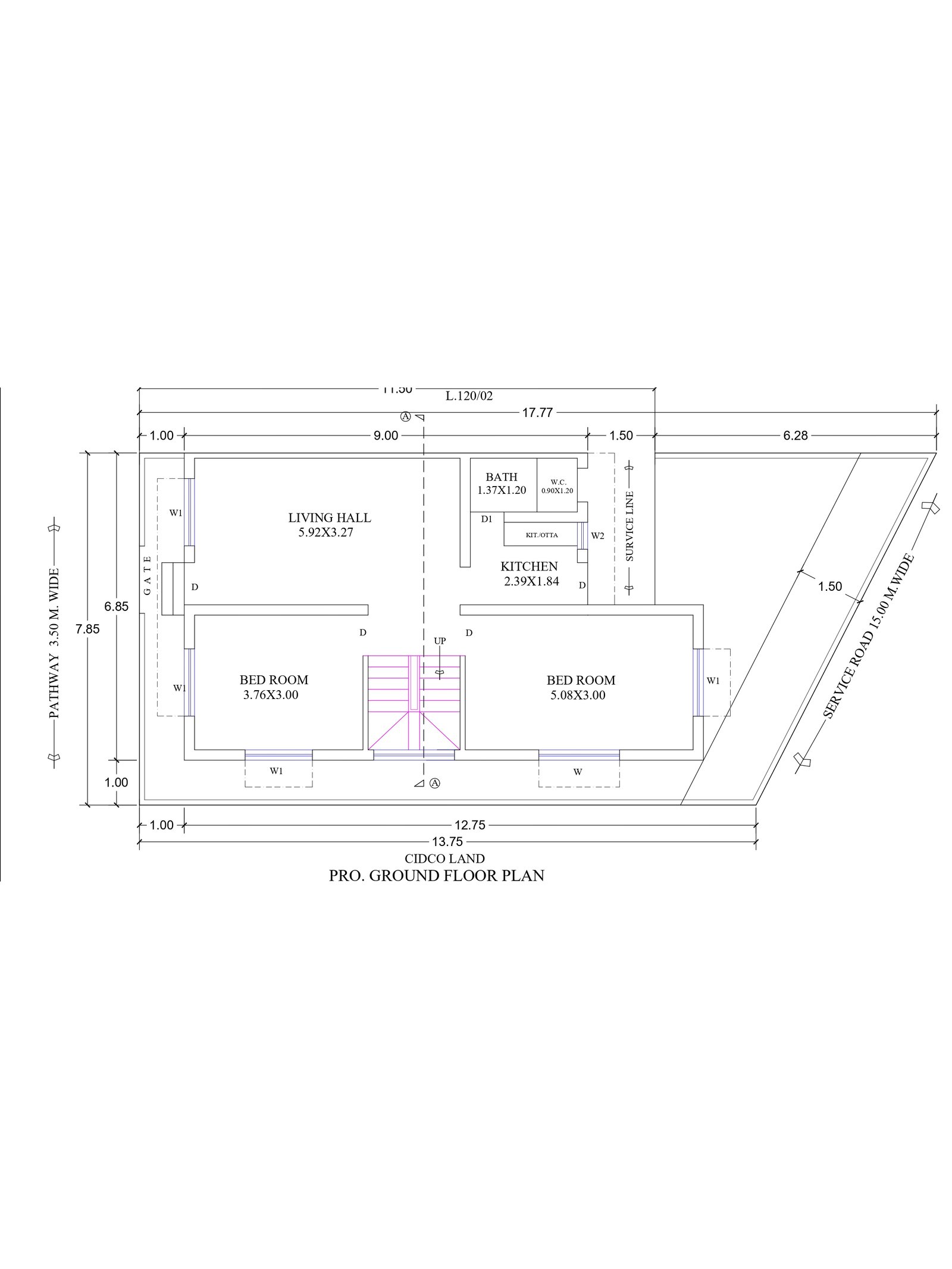 20x35 small rent house plans