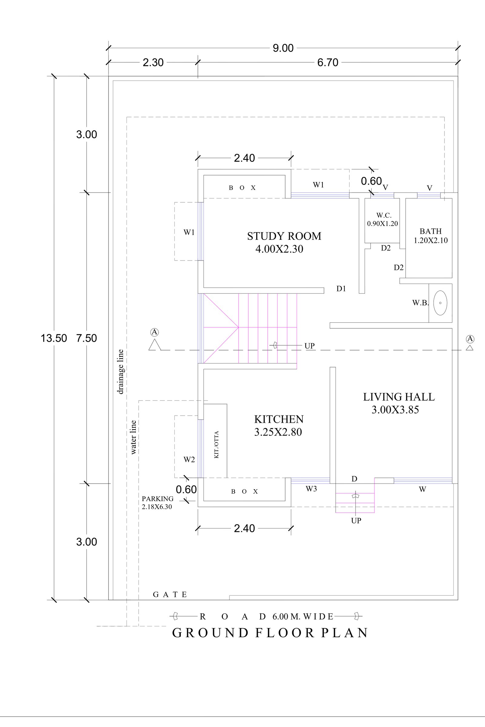 21x24 small home plan