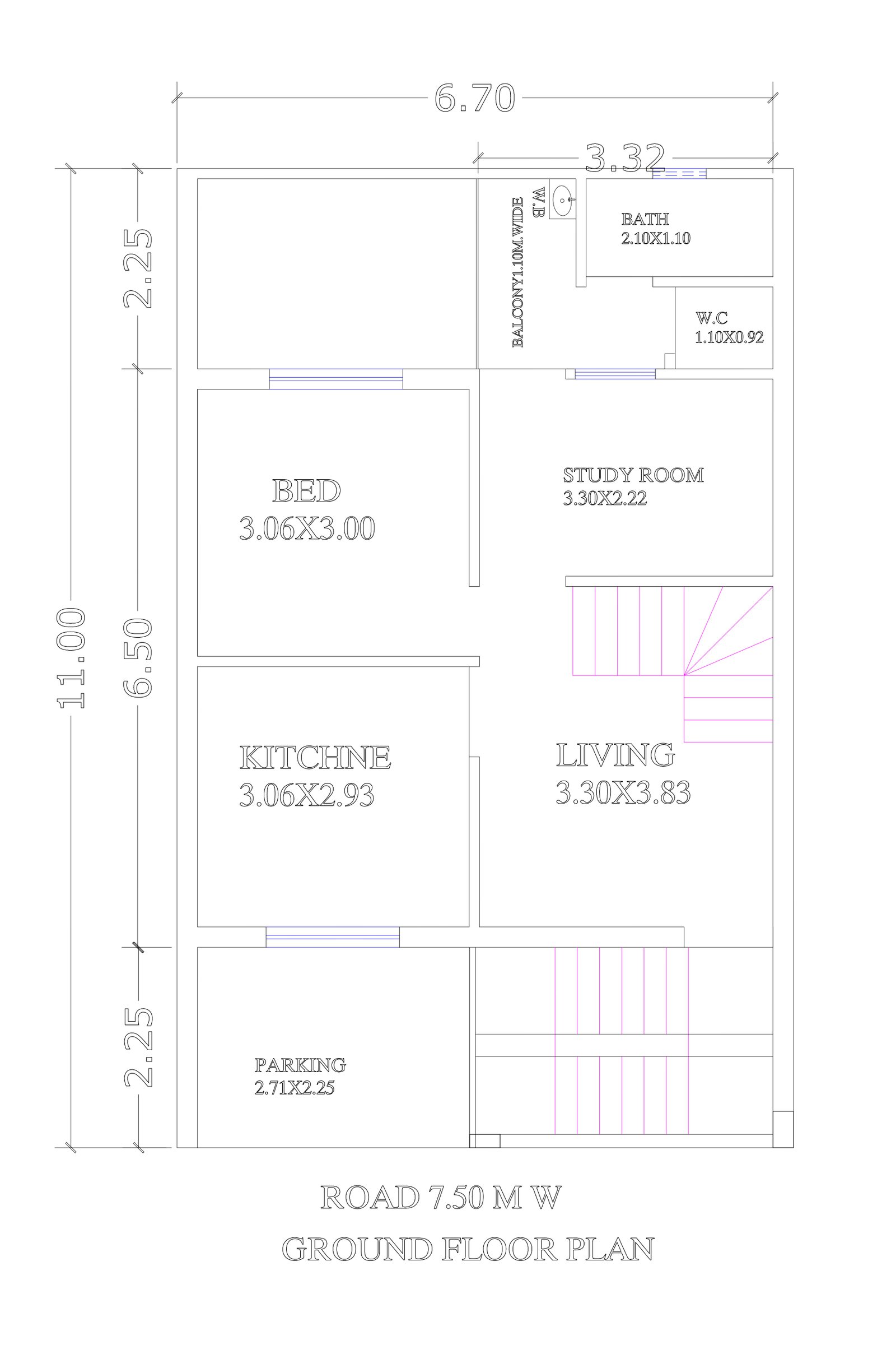21x35 house designs plan
