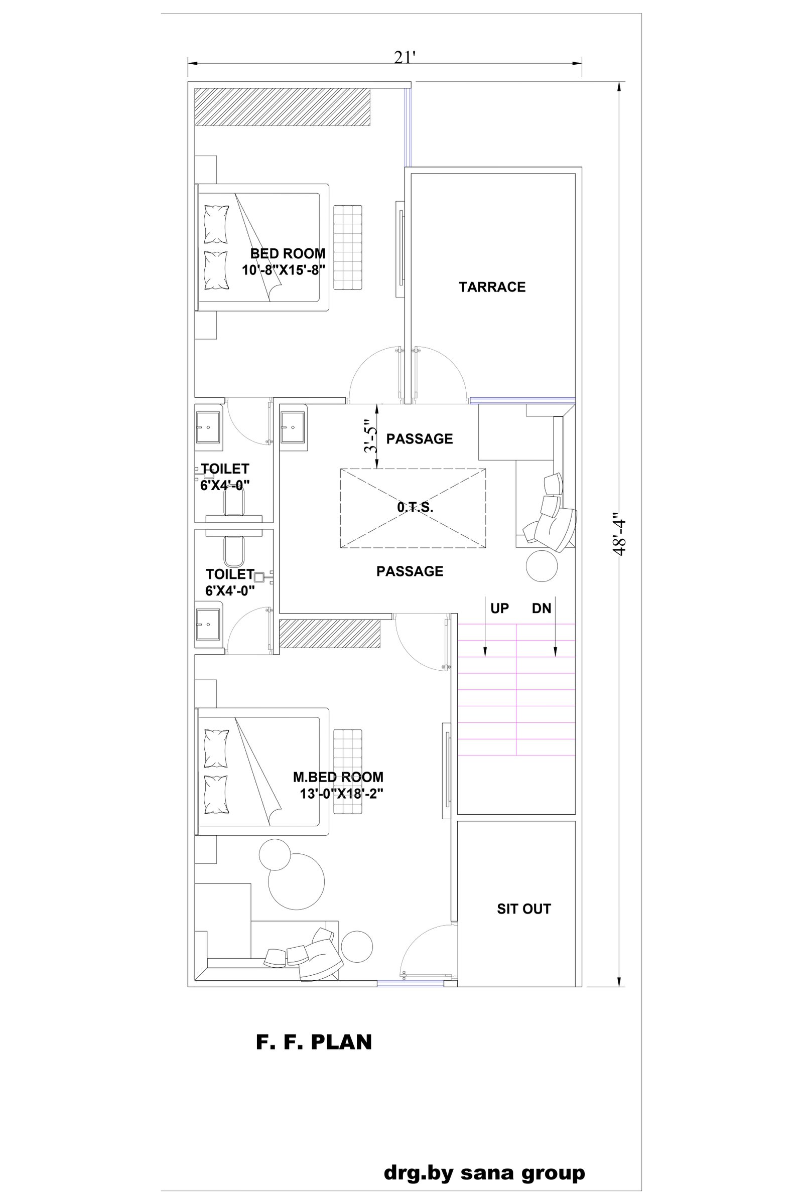 21x52-1-bhk-house-plan-first-floor-2400