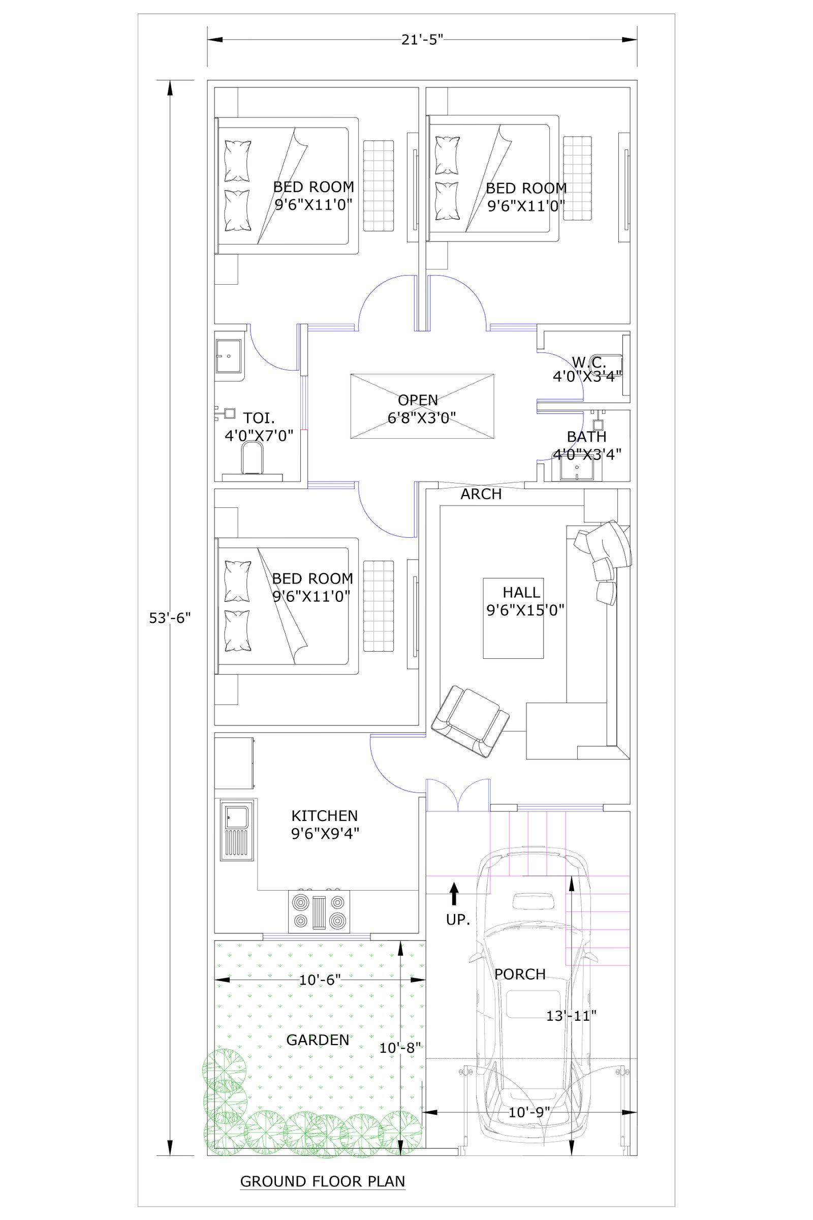 21x53 remodeling old house