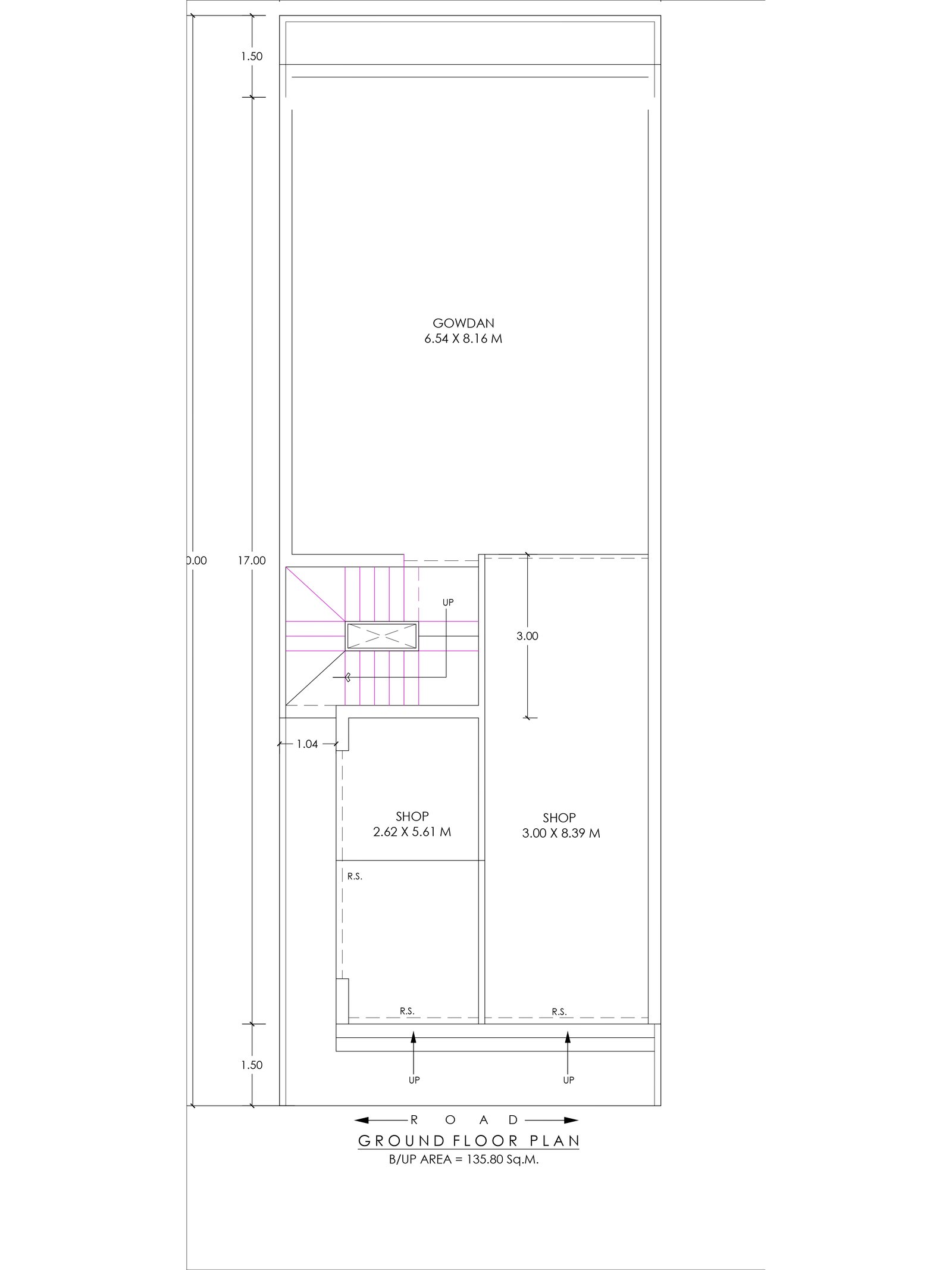 23x54 home plans designs