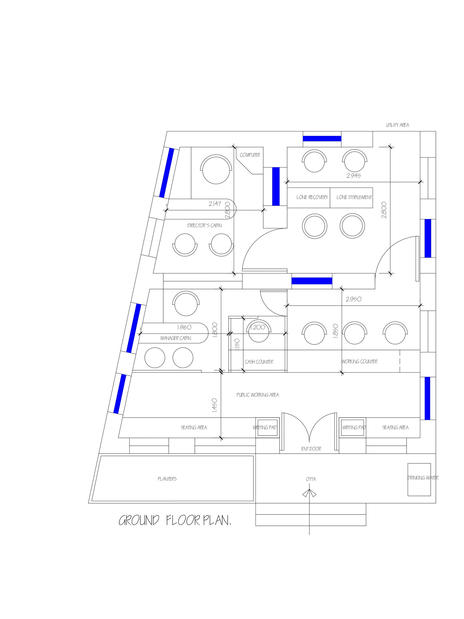 24X26 600 square feet house