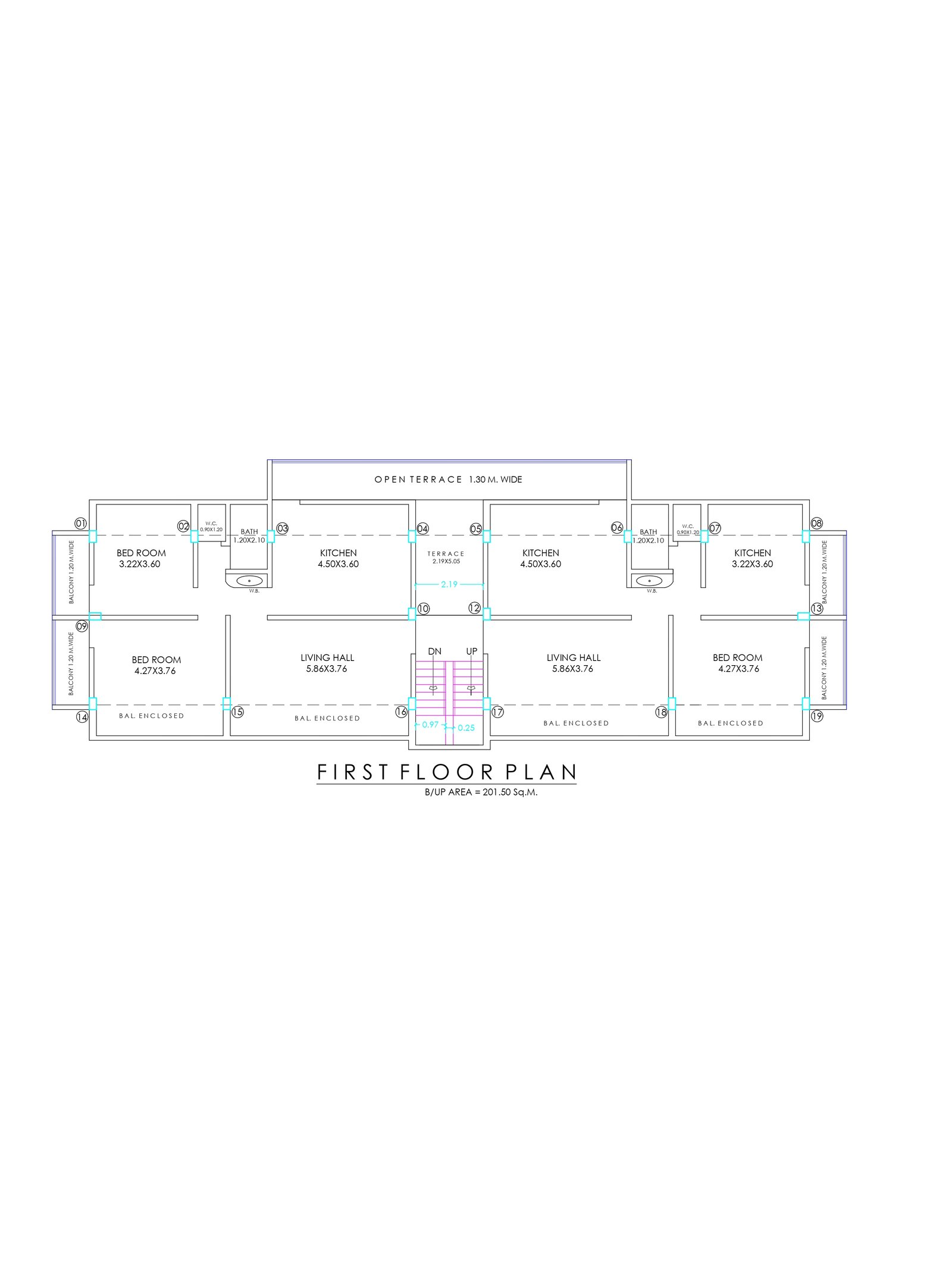 24x80 rental purpose house plans