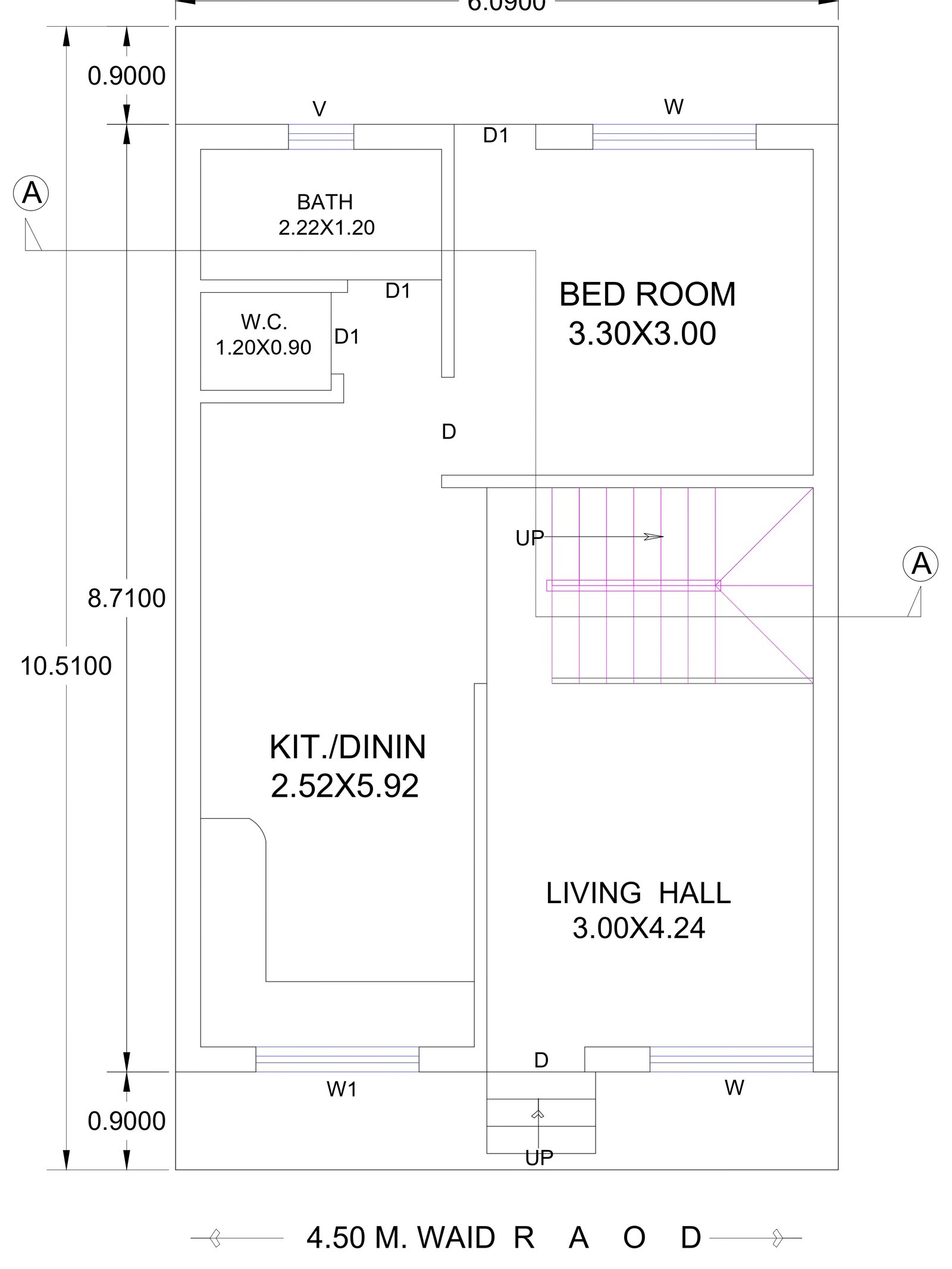 25x26 house 600 square feet