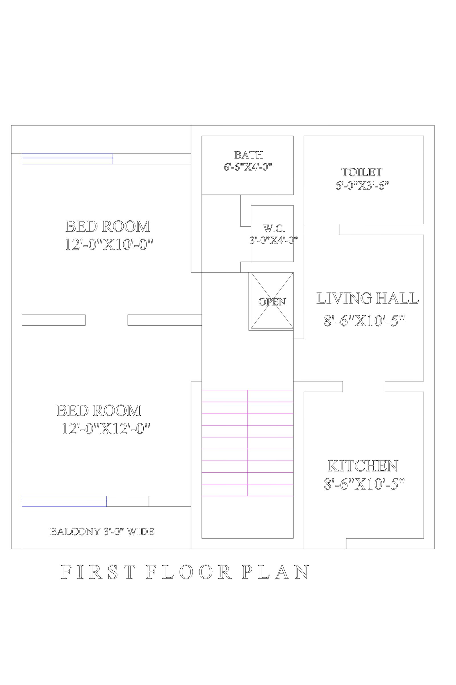 25x30-Ghar-ka-naksha-first-floor-1985