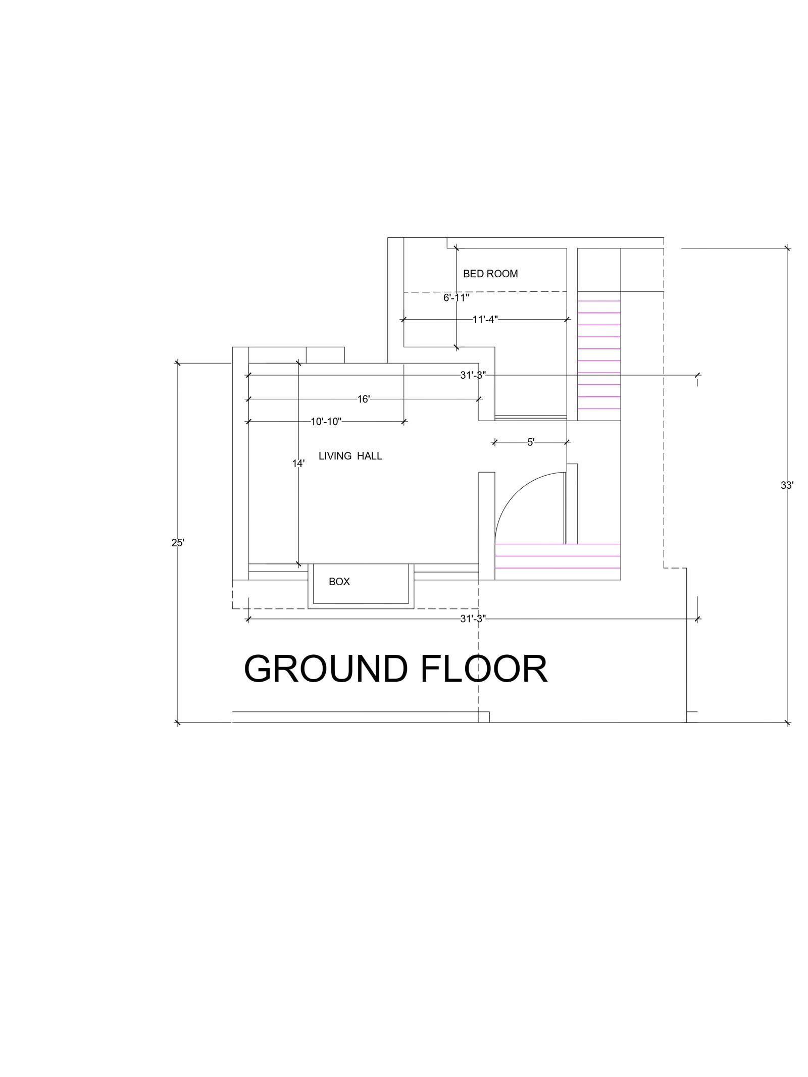 25x33 small plans for houses