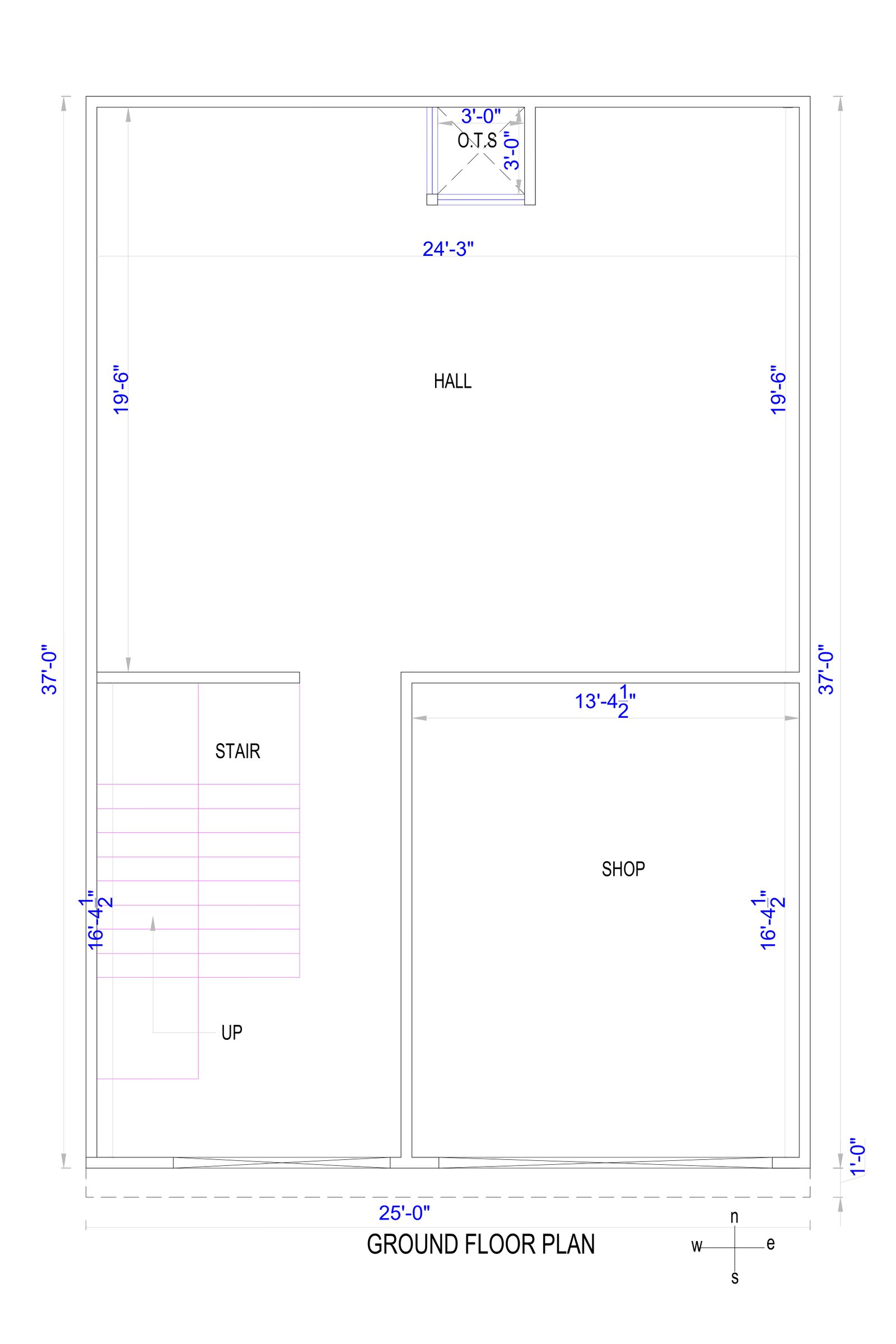 25x38 house with shop plans