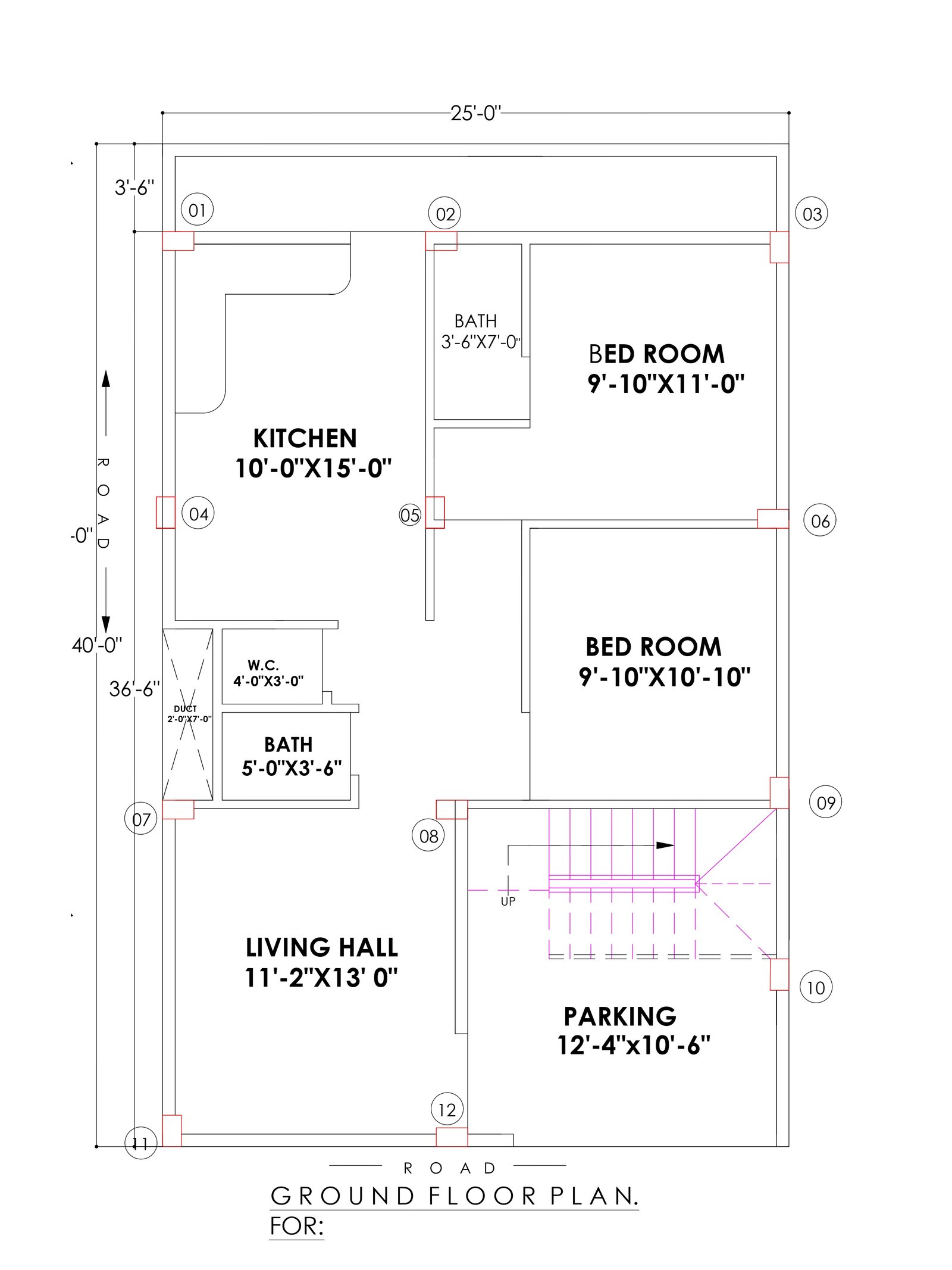 25x40 1000 sq ft house plans