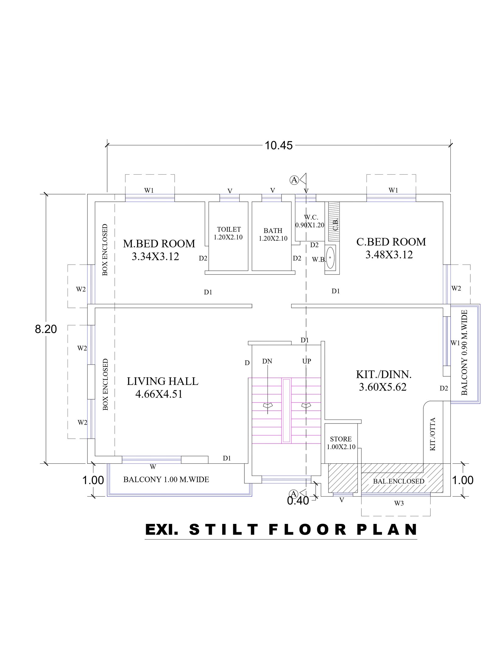 26x32 modern villa design