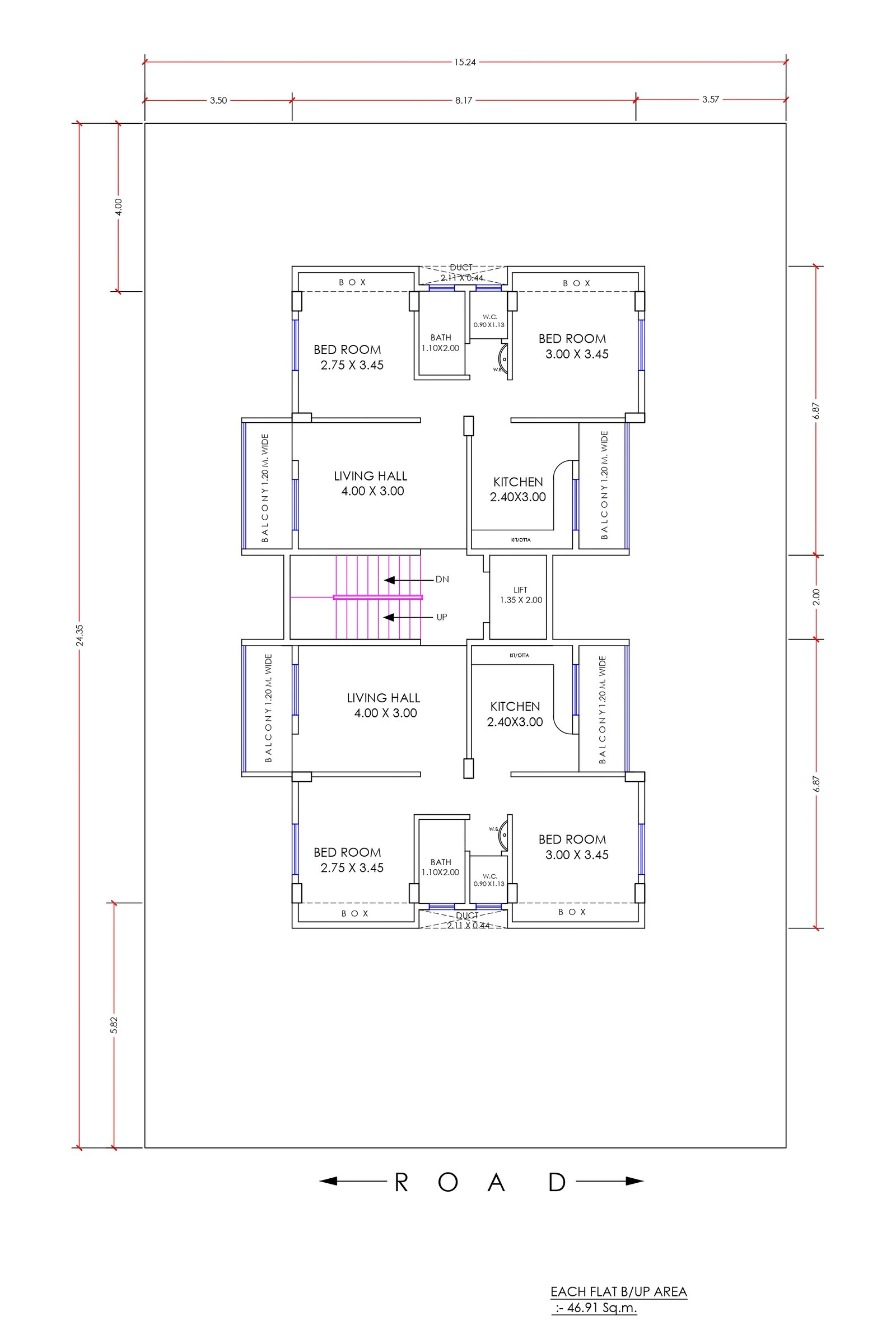 26x45 indian style house design