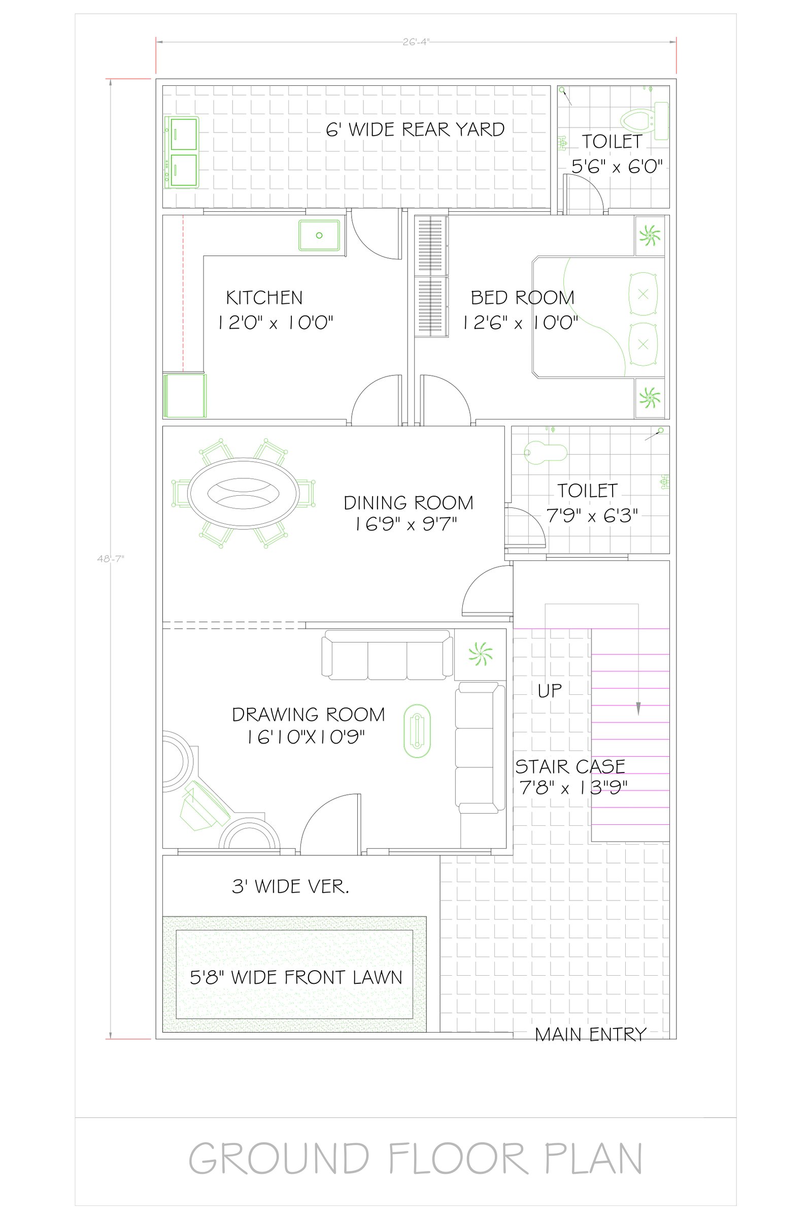 26x48 luxury estate floor plans