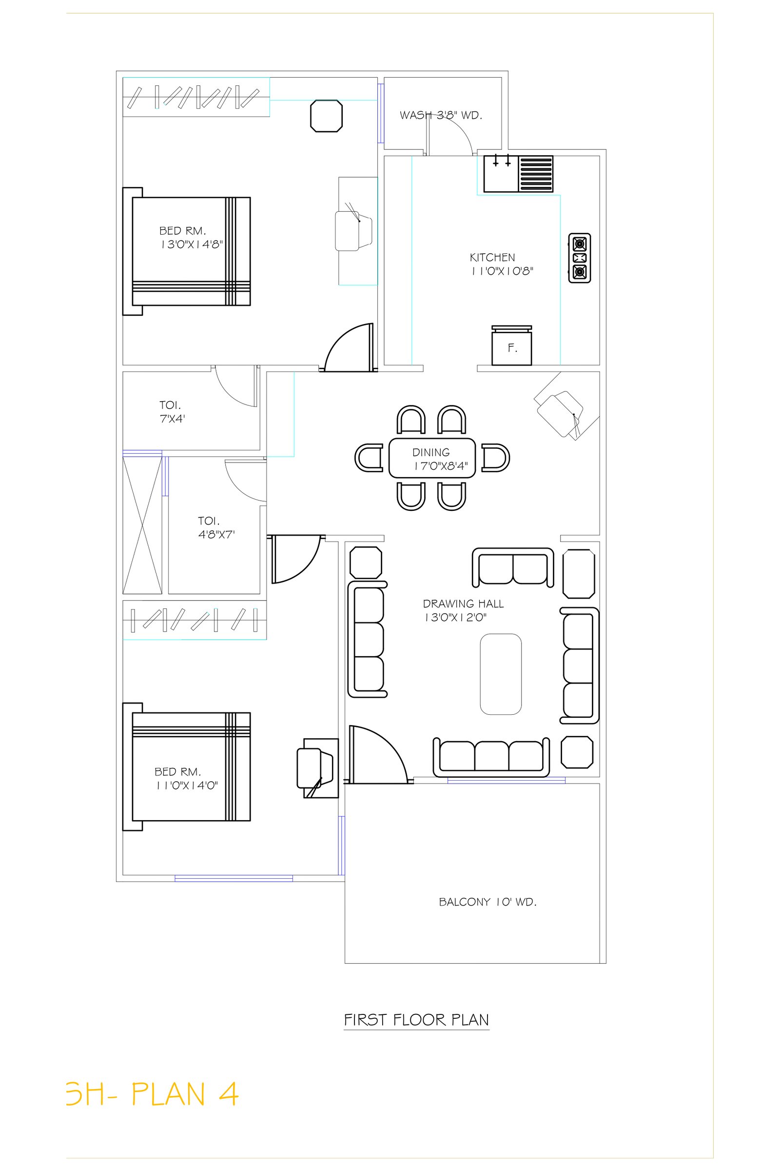 26x52-online-house-planning-design-first-floor-2545