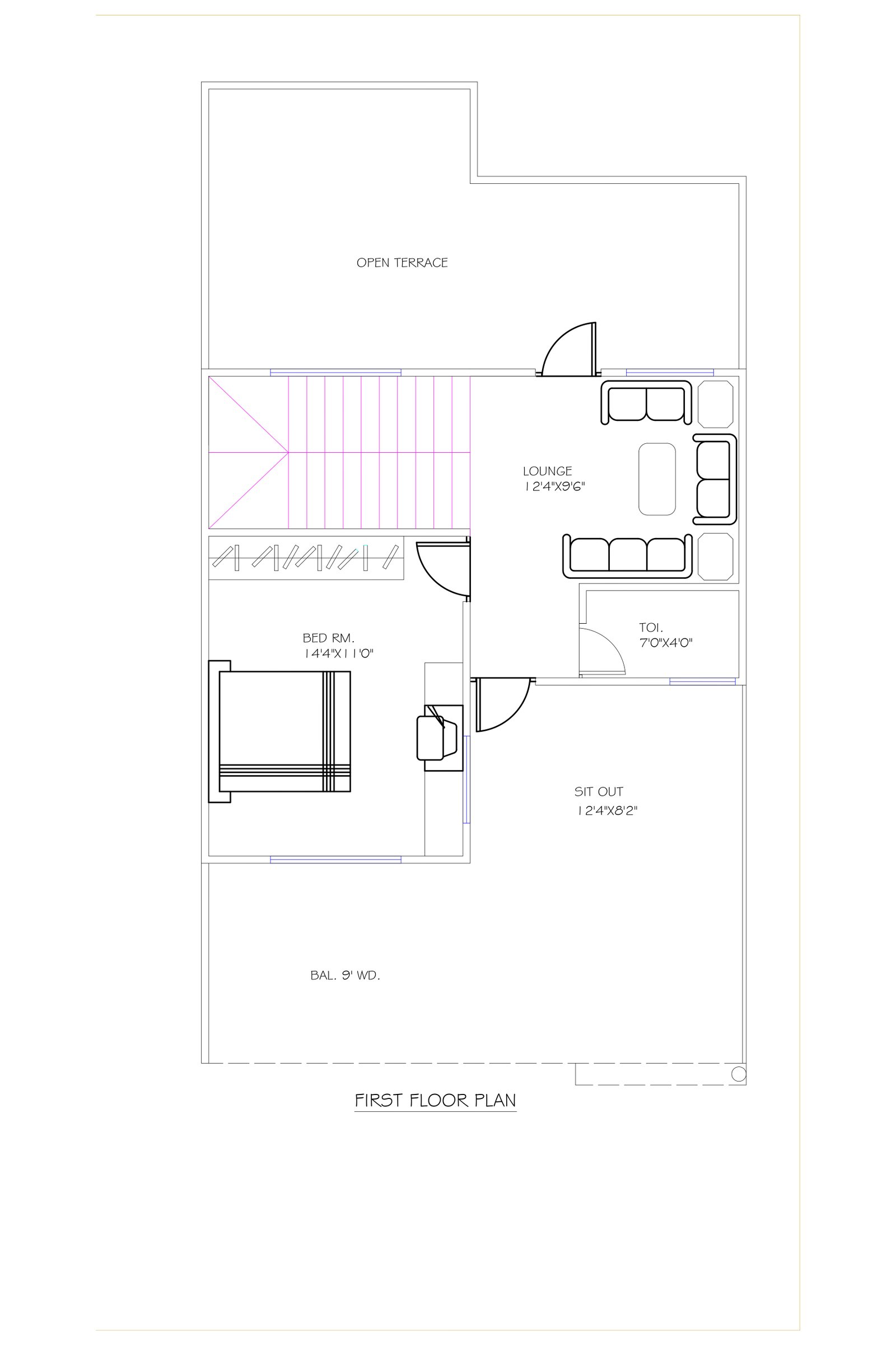26x52-traditional-house-blueprints-first-floor-2546