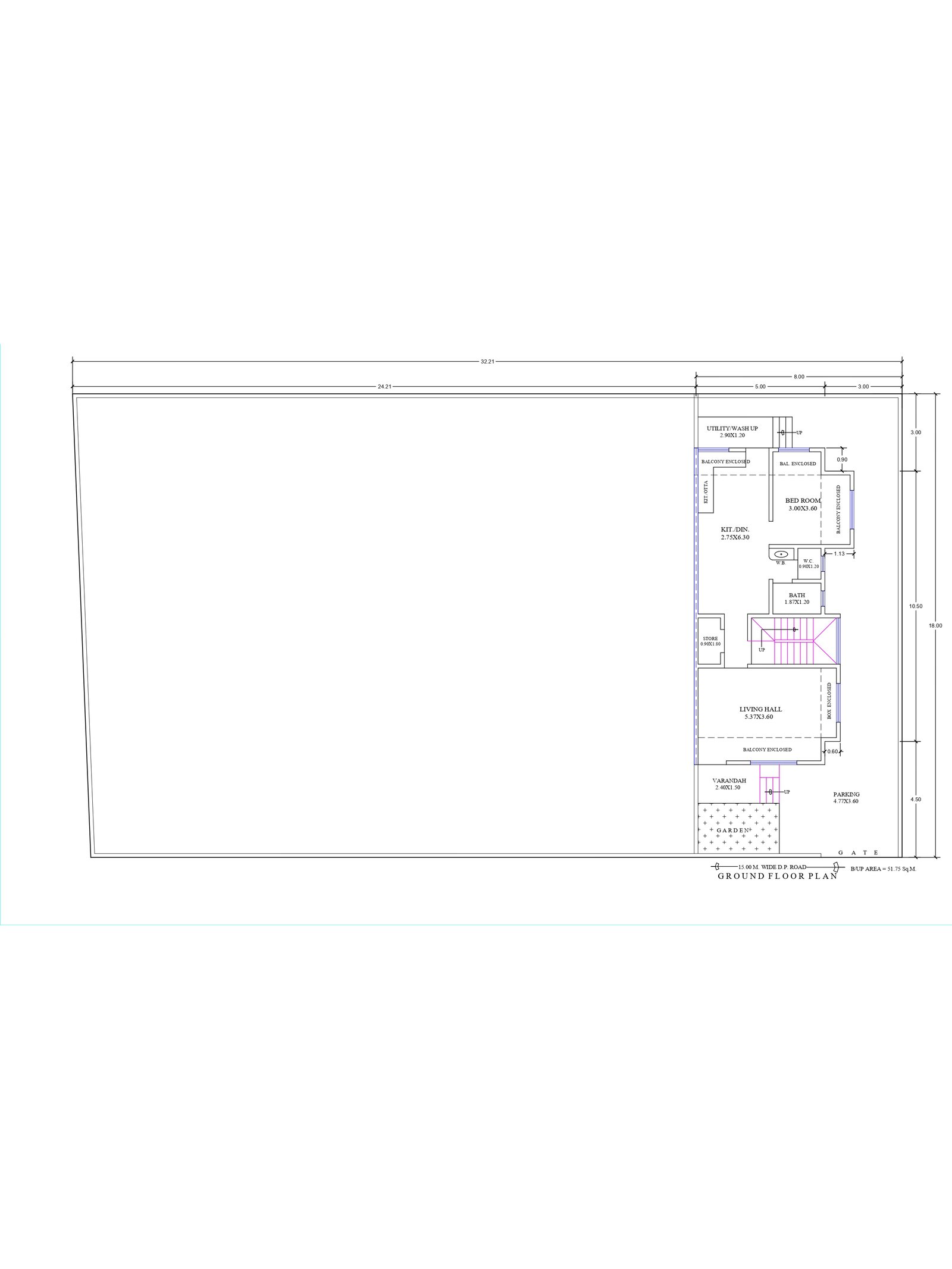 26x57 modern classic villa design
