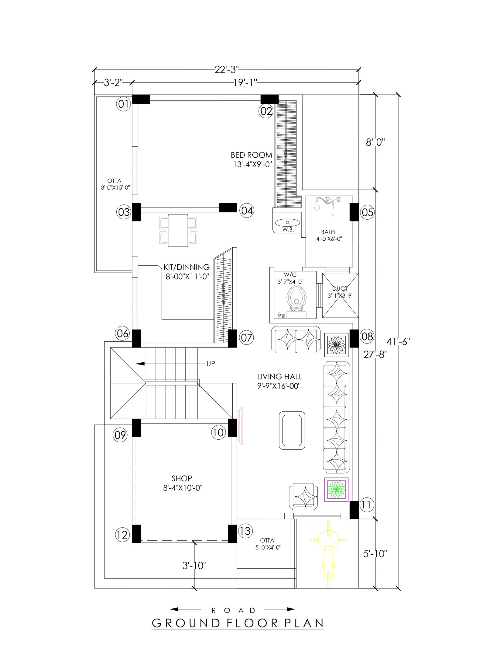 27x41 shop and home plans