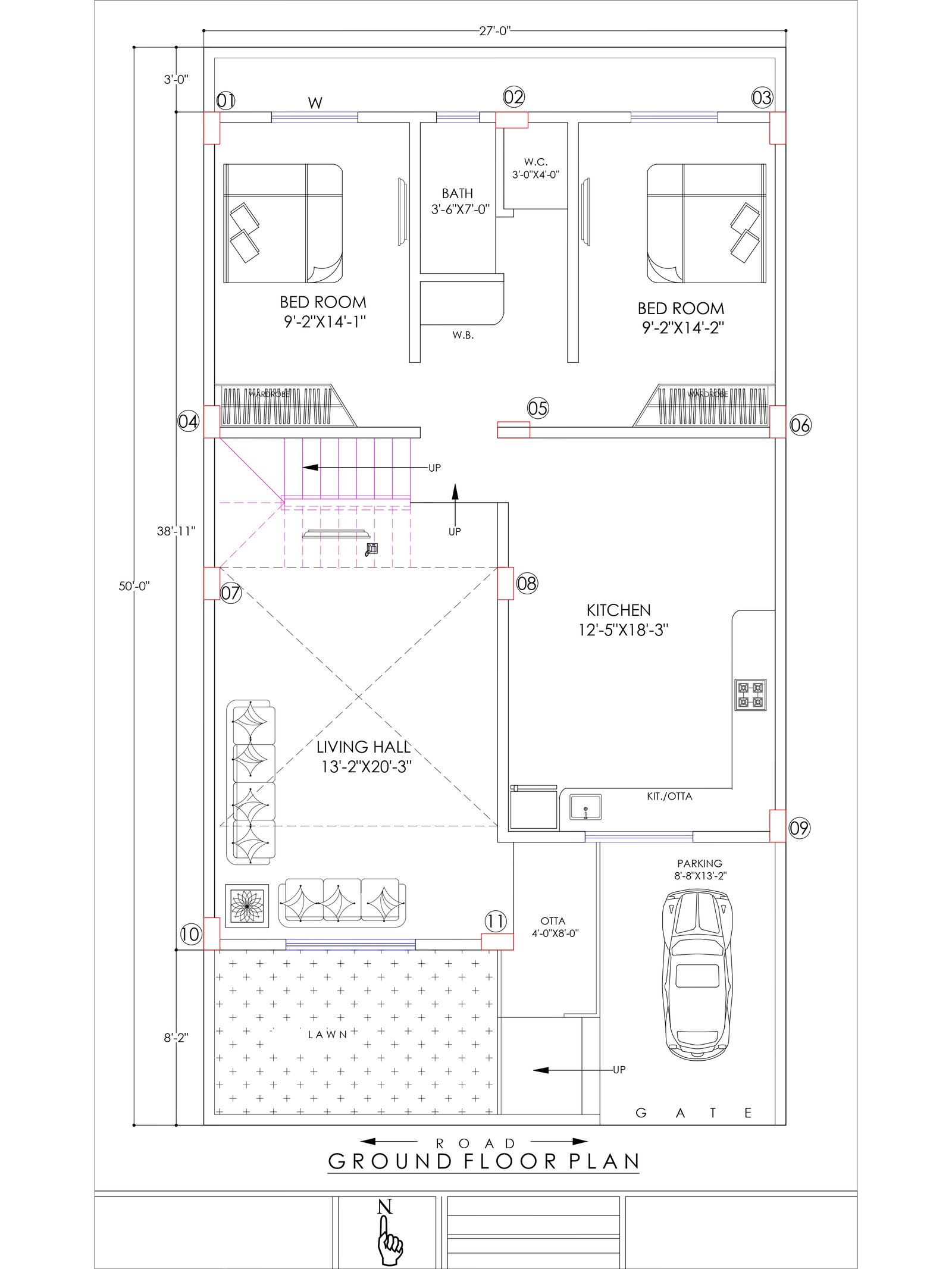 27x50 house design modern