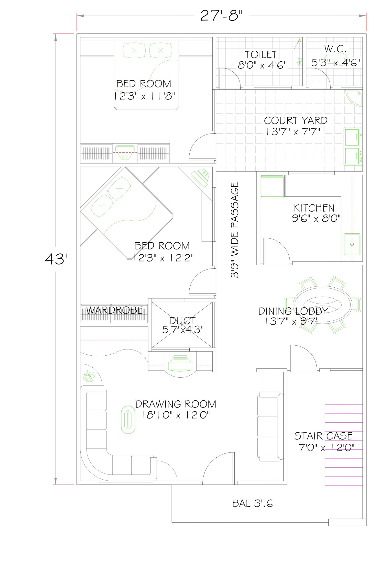 27x51-2d-building-plan-first-floor-2550