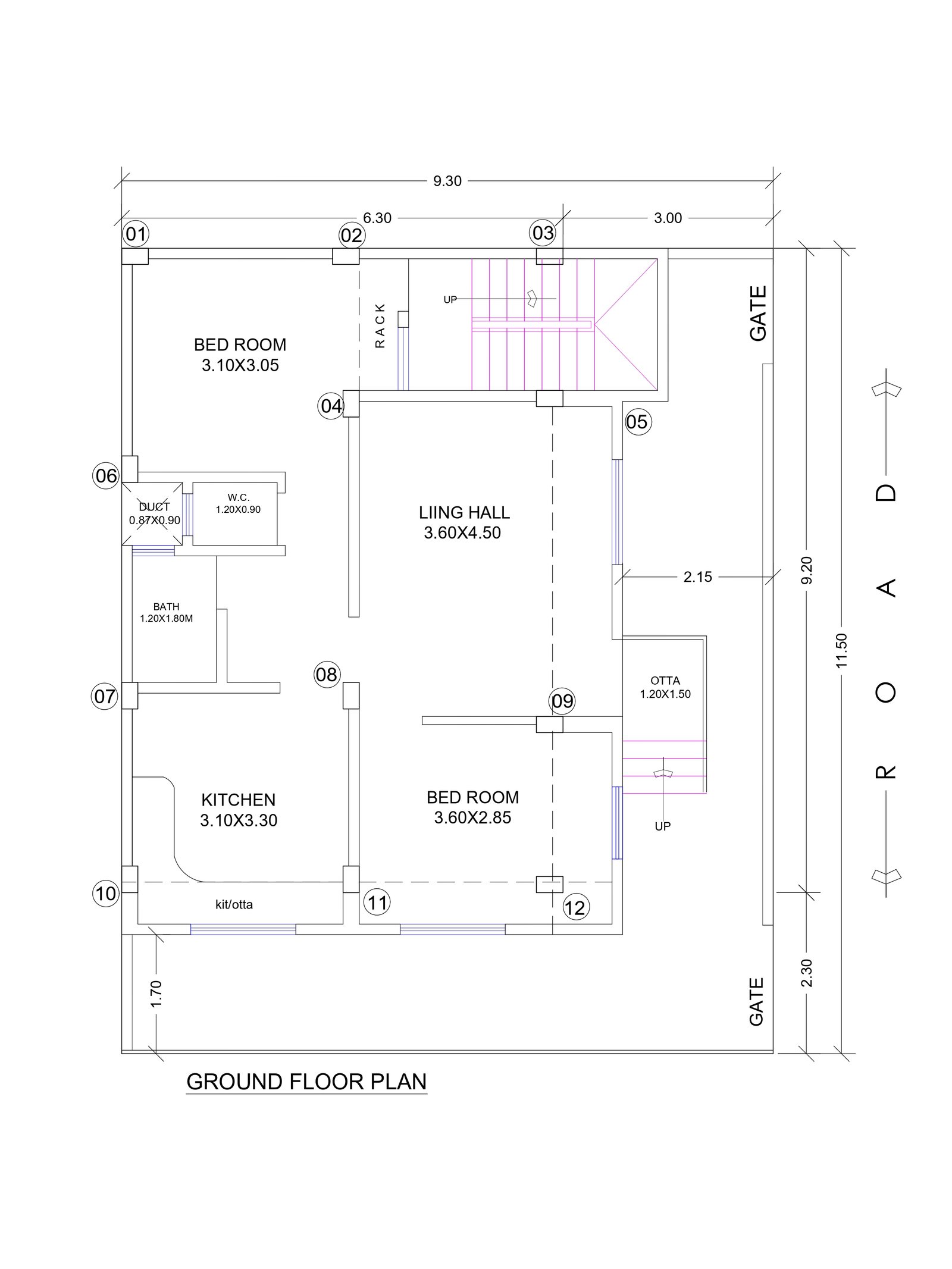 29x36 1000 sq ft house plans