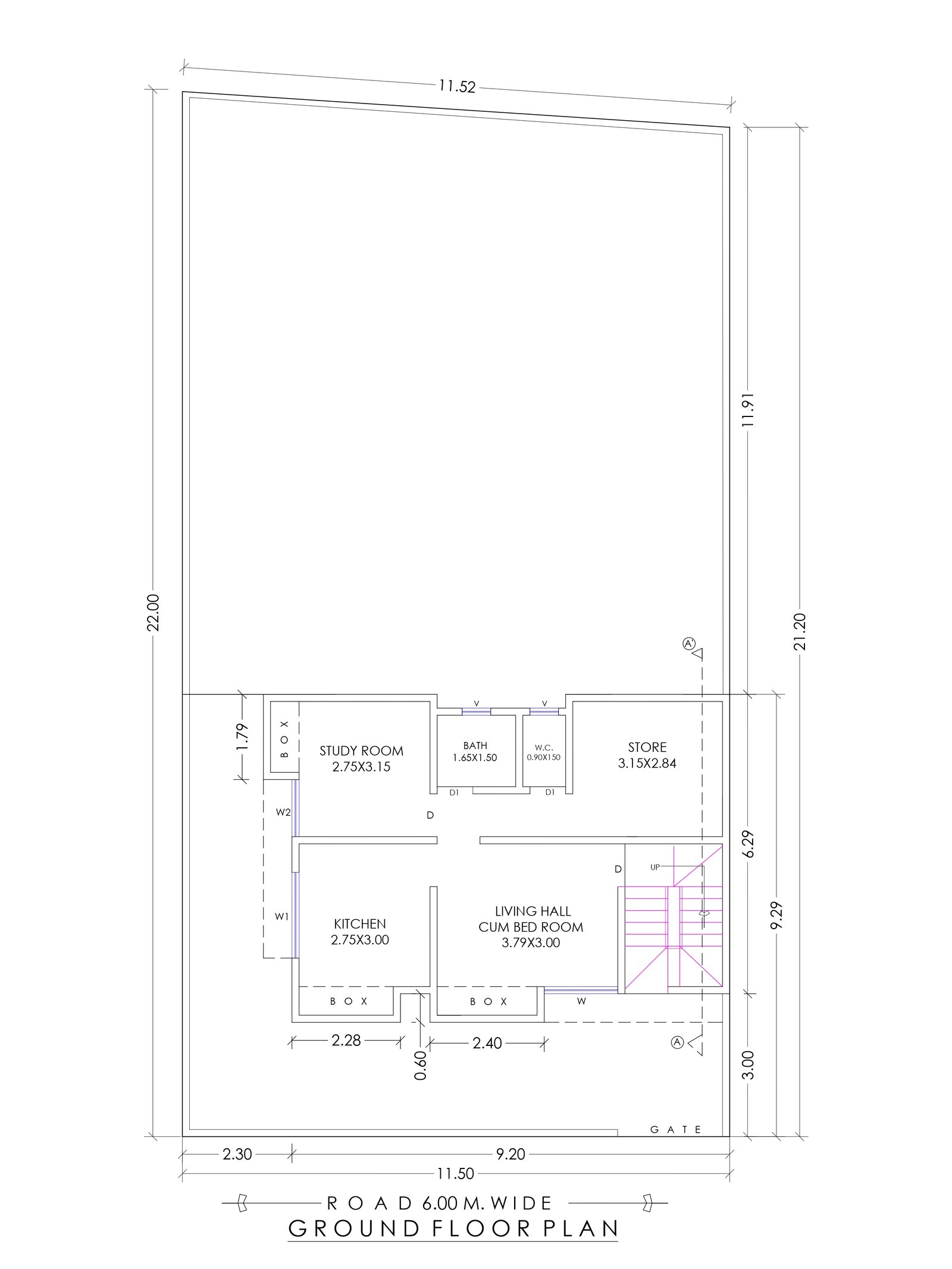 29x36 1000 sq ft house plans