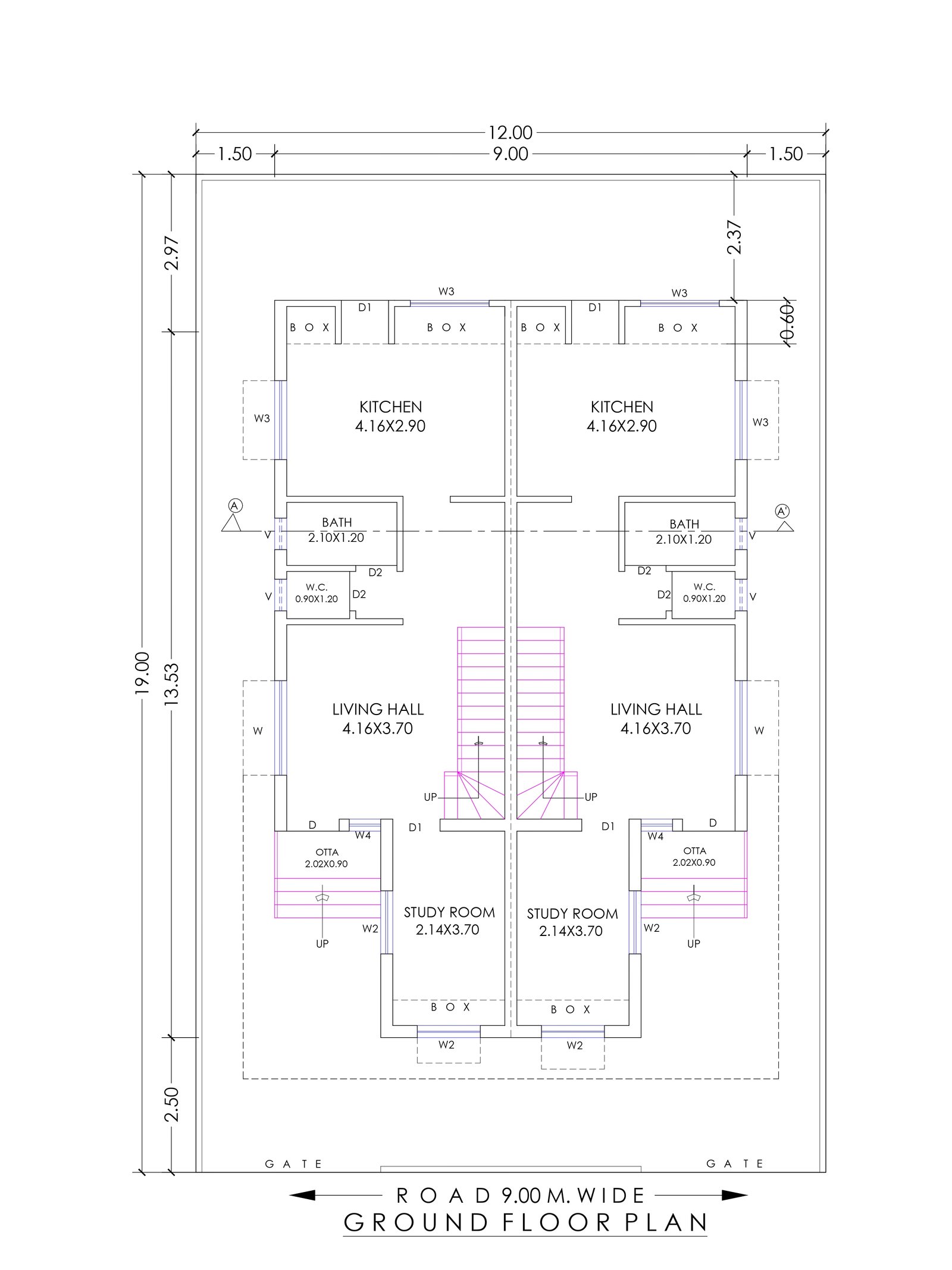 29x43 small home design