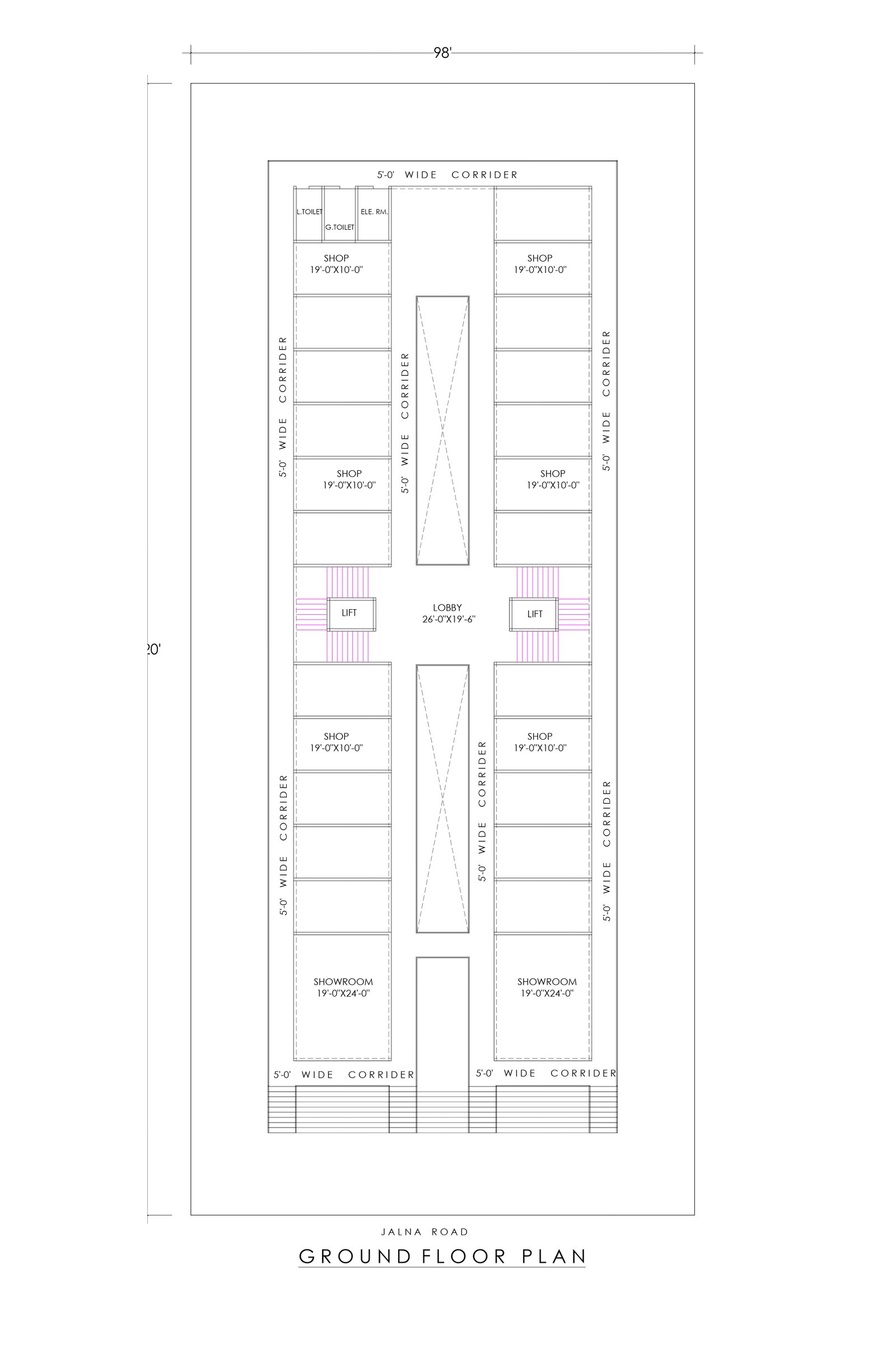 30x150 shop home plans