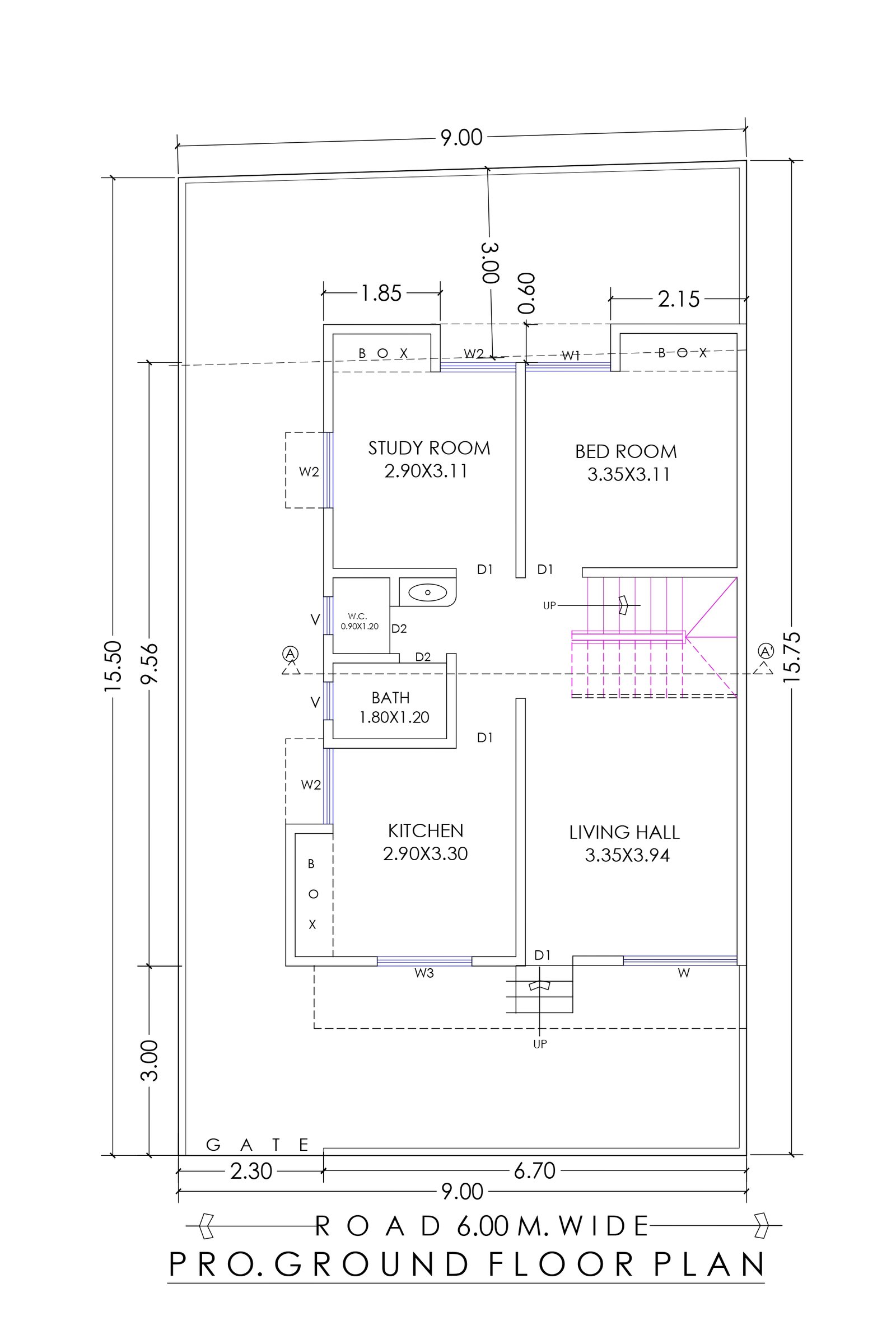 30x30 900 square feet house