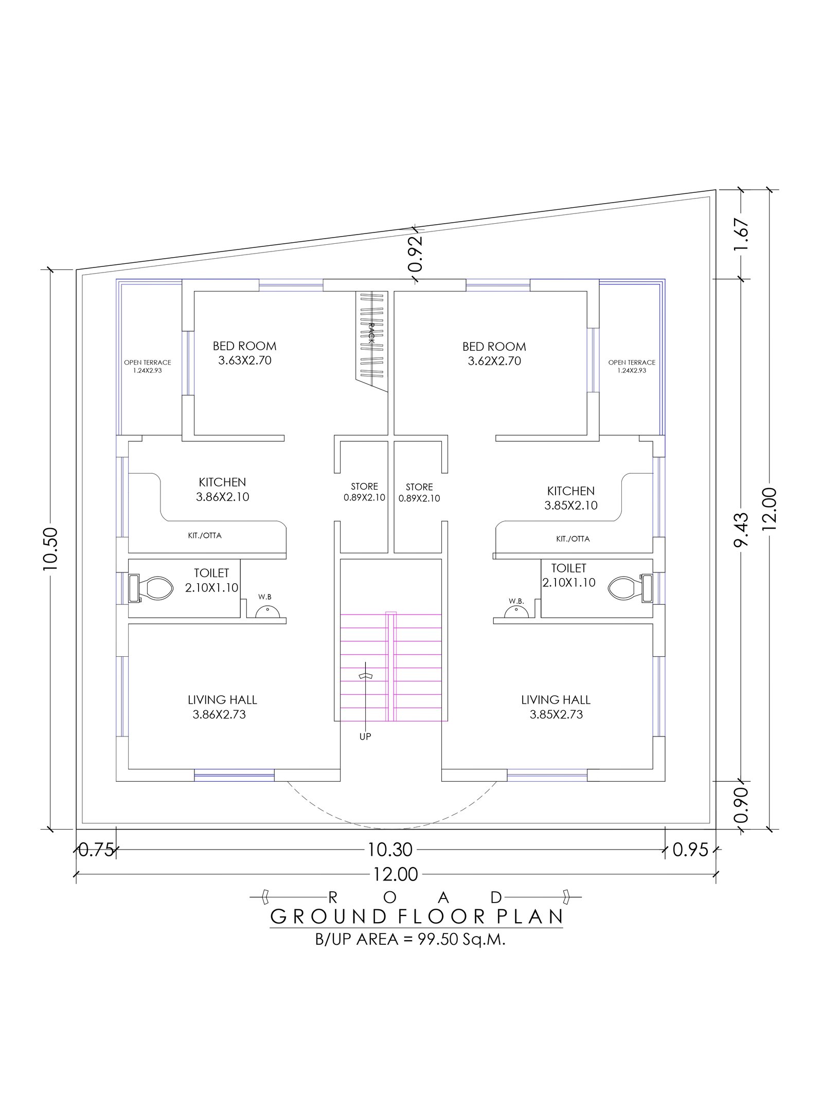 30x33 rent house design