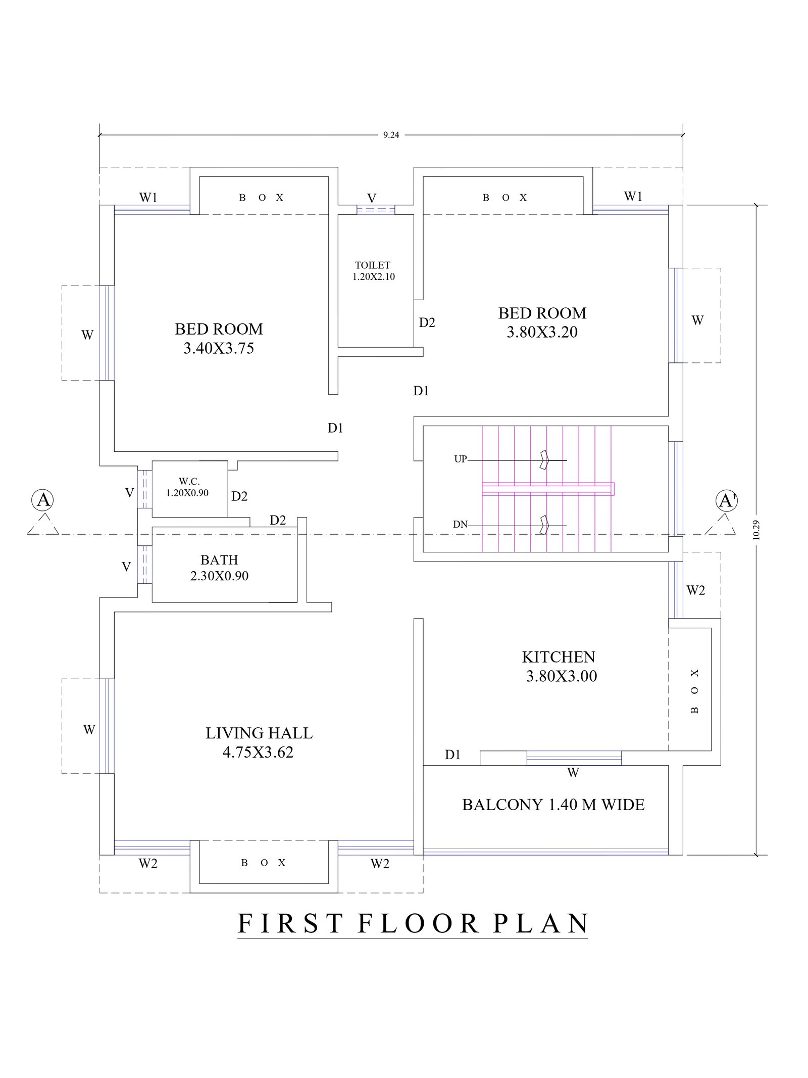 30x34-floor-map-drawing-first-floor-2437