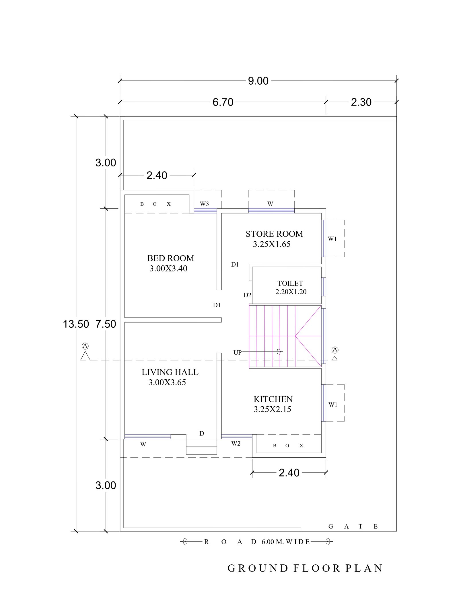30x45 house design single floor