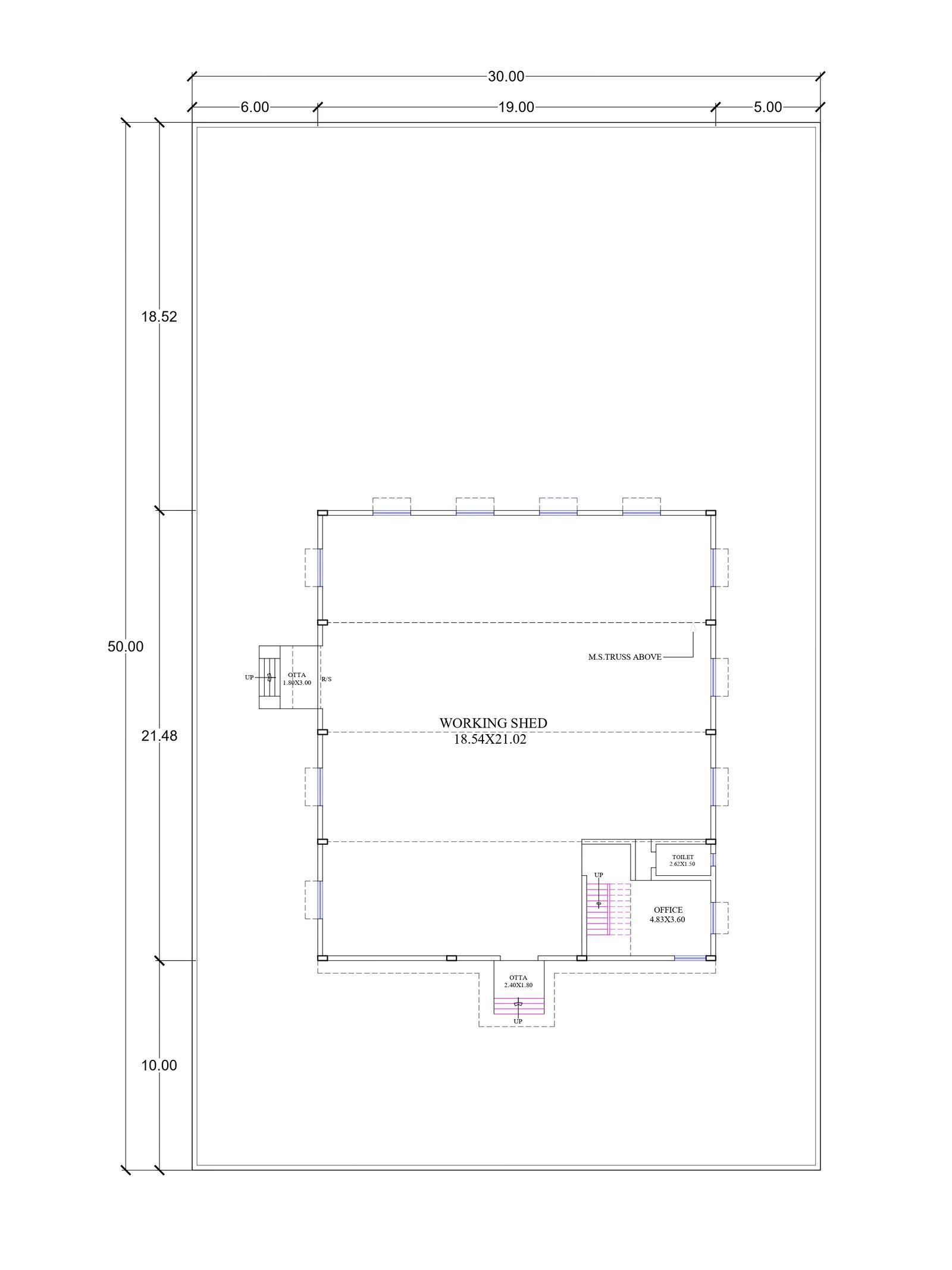 30x50 commercial building plans