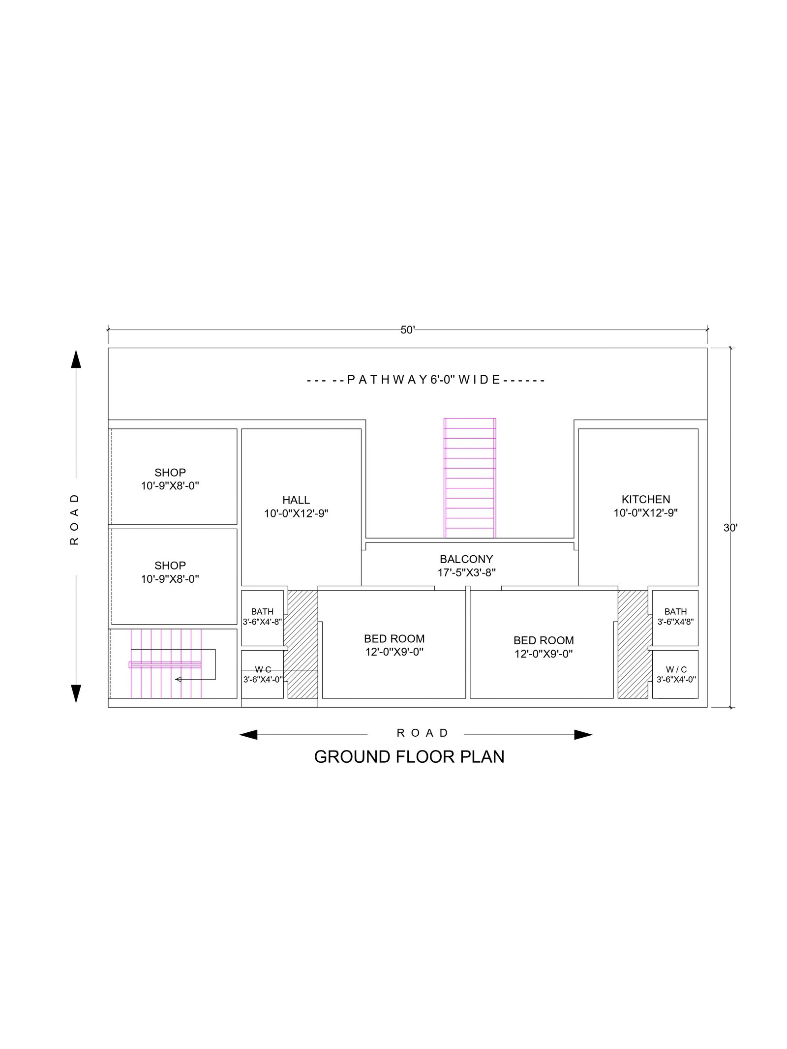 30x50 shop and home plans