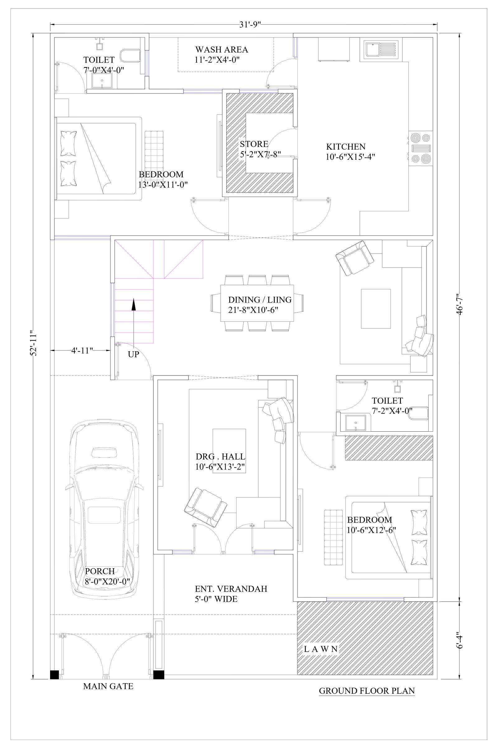 31x52 home plans designs