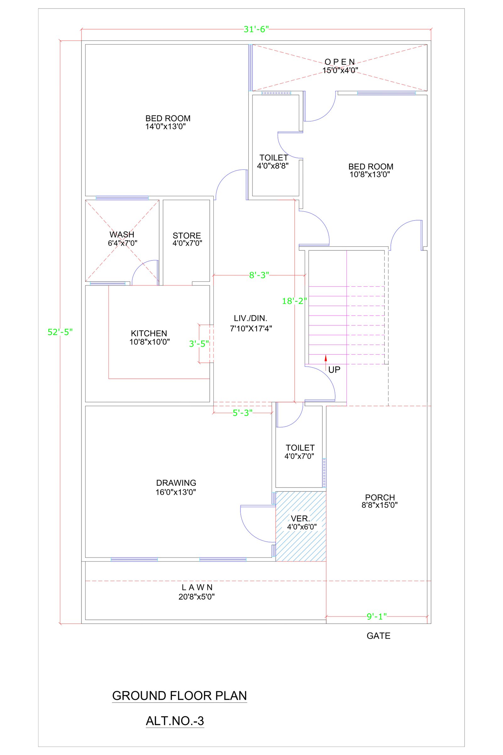 31x52 online cad drawing