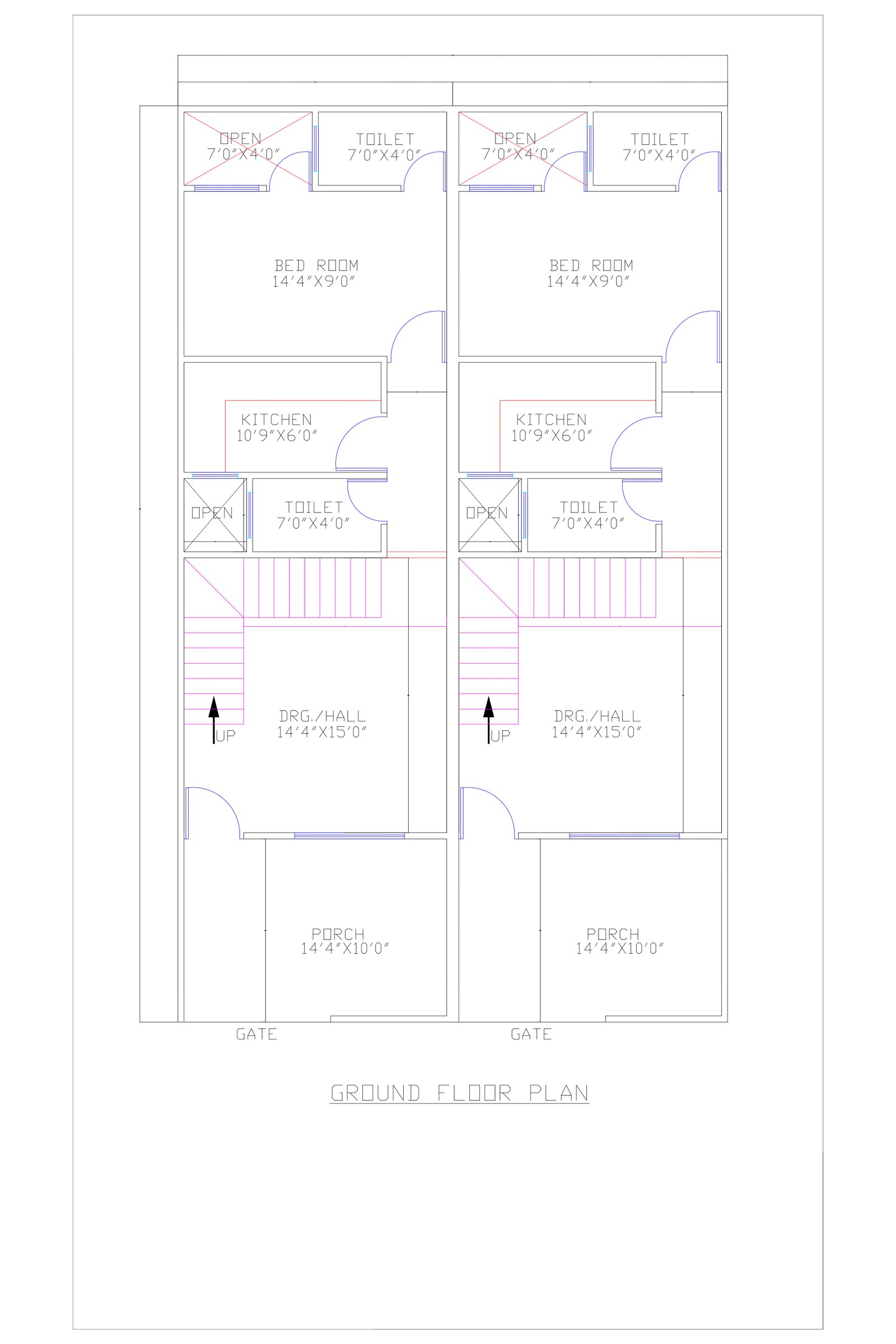 31x53 3d autocad drawing