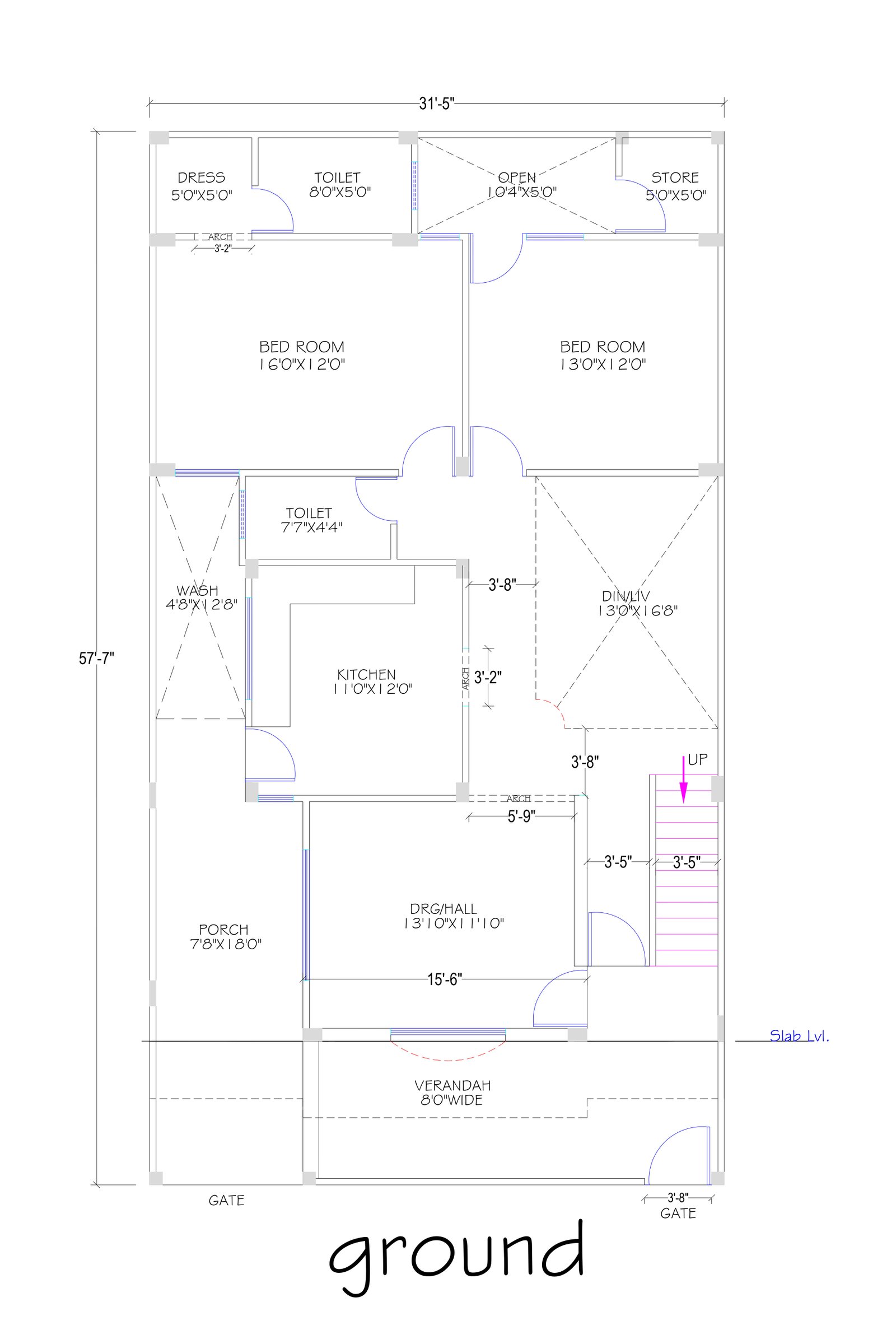 31x57 design for home