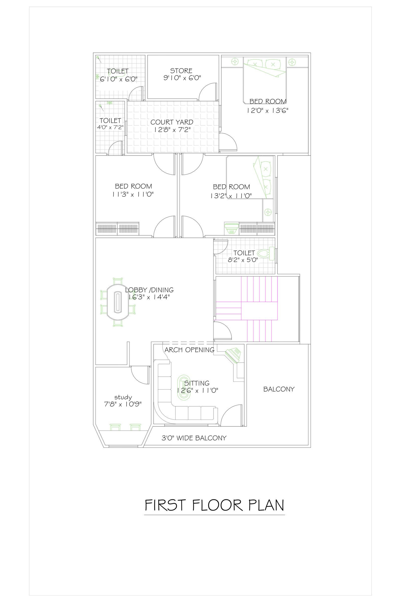 31x63-house-floor-plan-indian-style-first-floor-2510