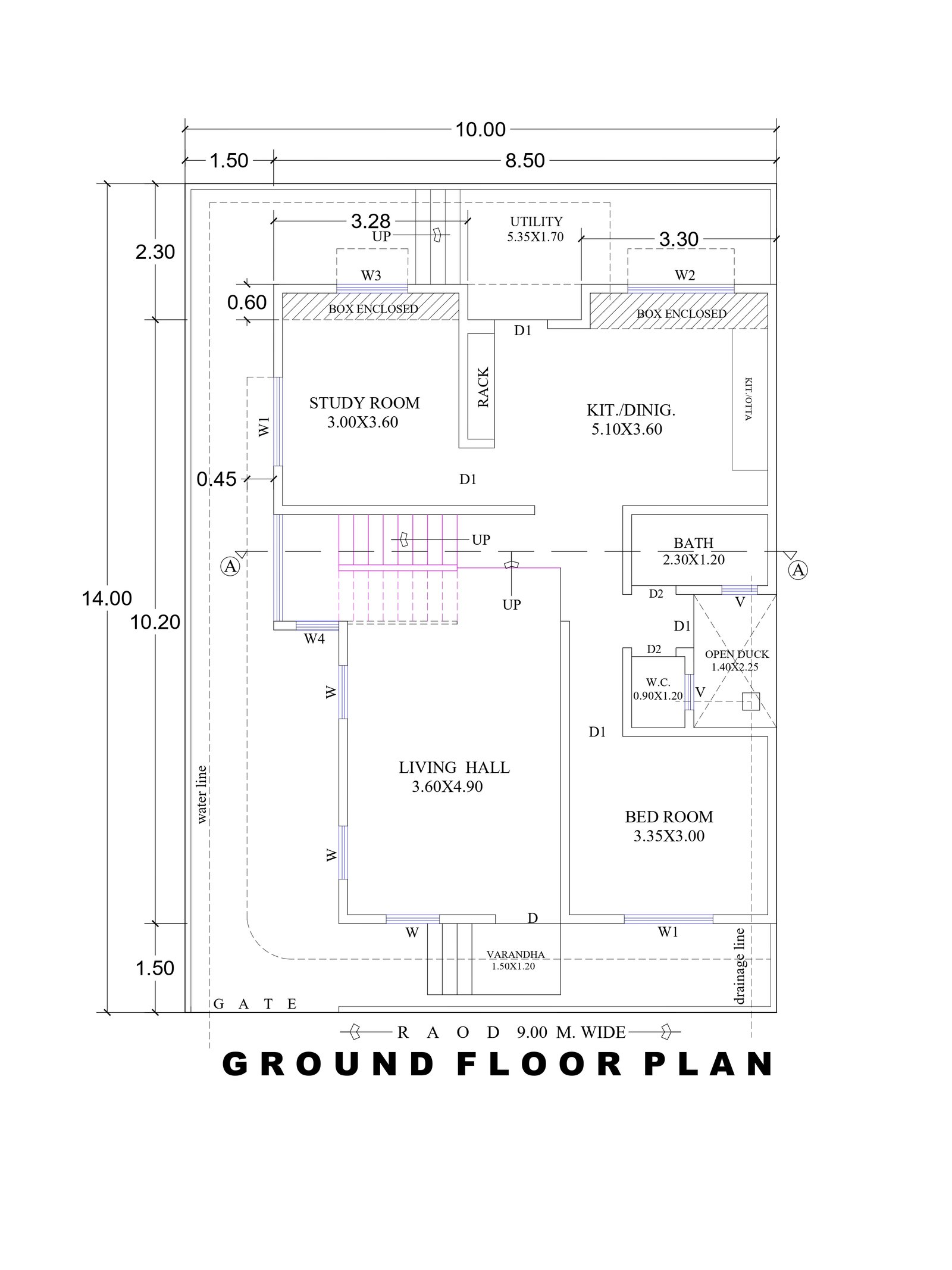 32x45 house new design